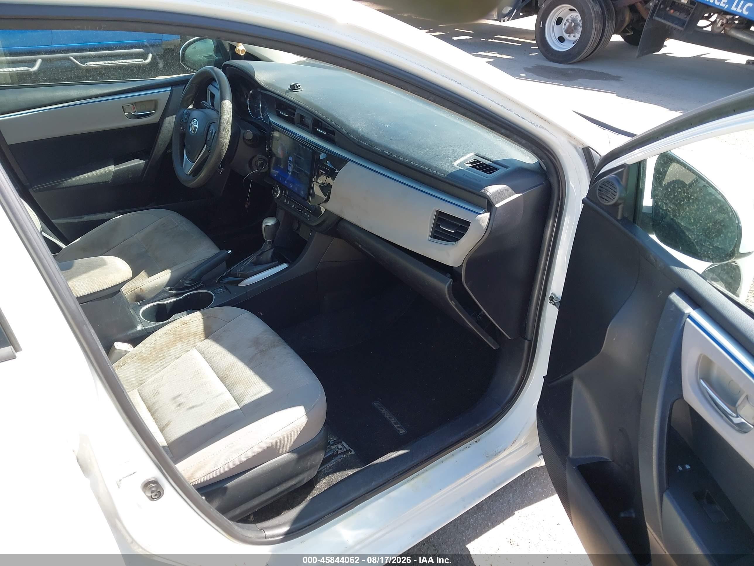 2014 Toyota Corolla Le Белый vin: 2T1BURHE5EC025135