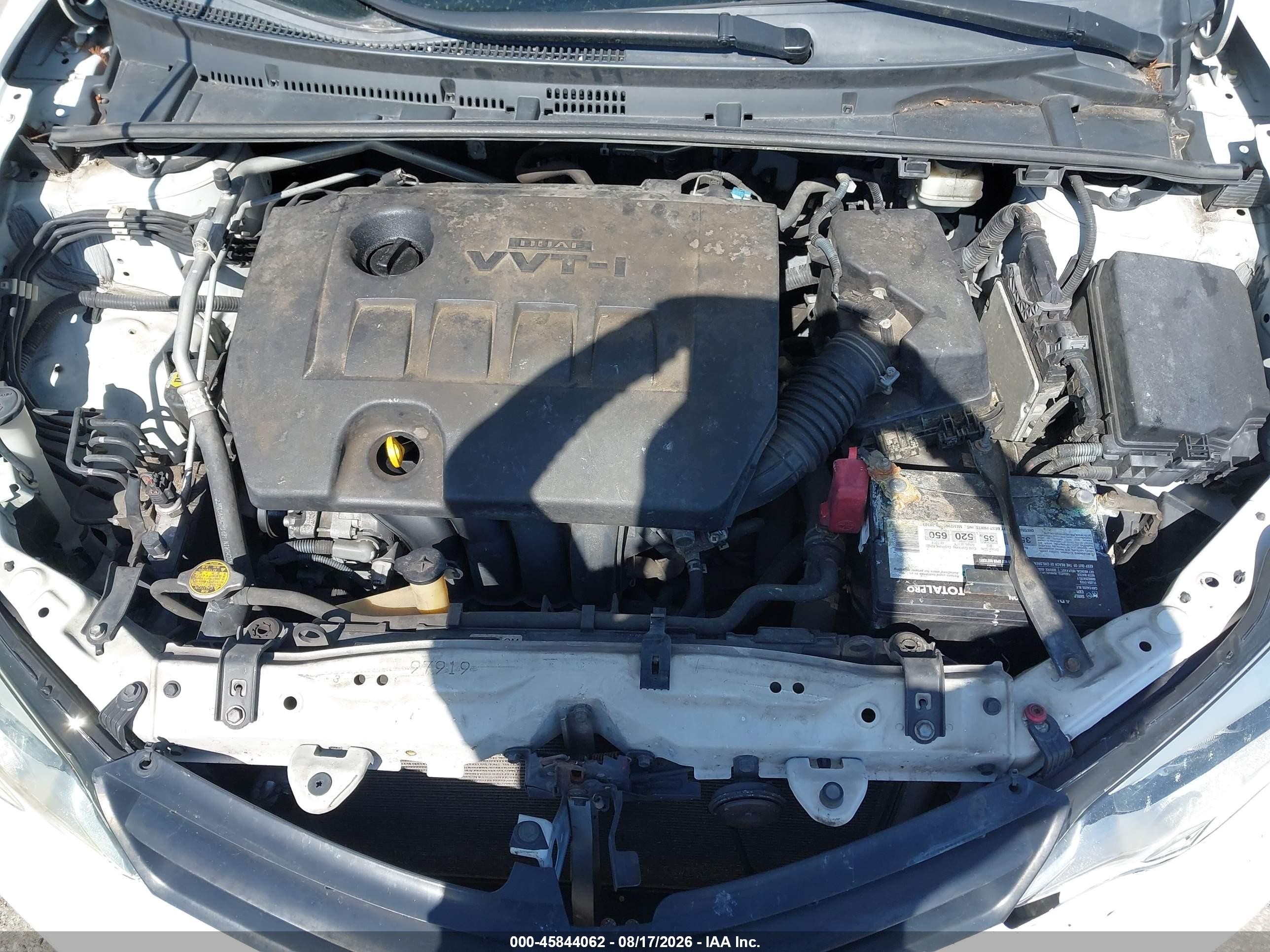 2014 Toyota Corolla Le Белый vin: 2T1BURHE5EC025135