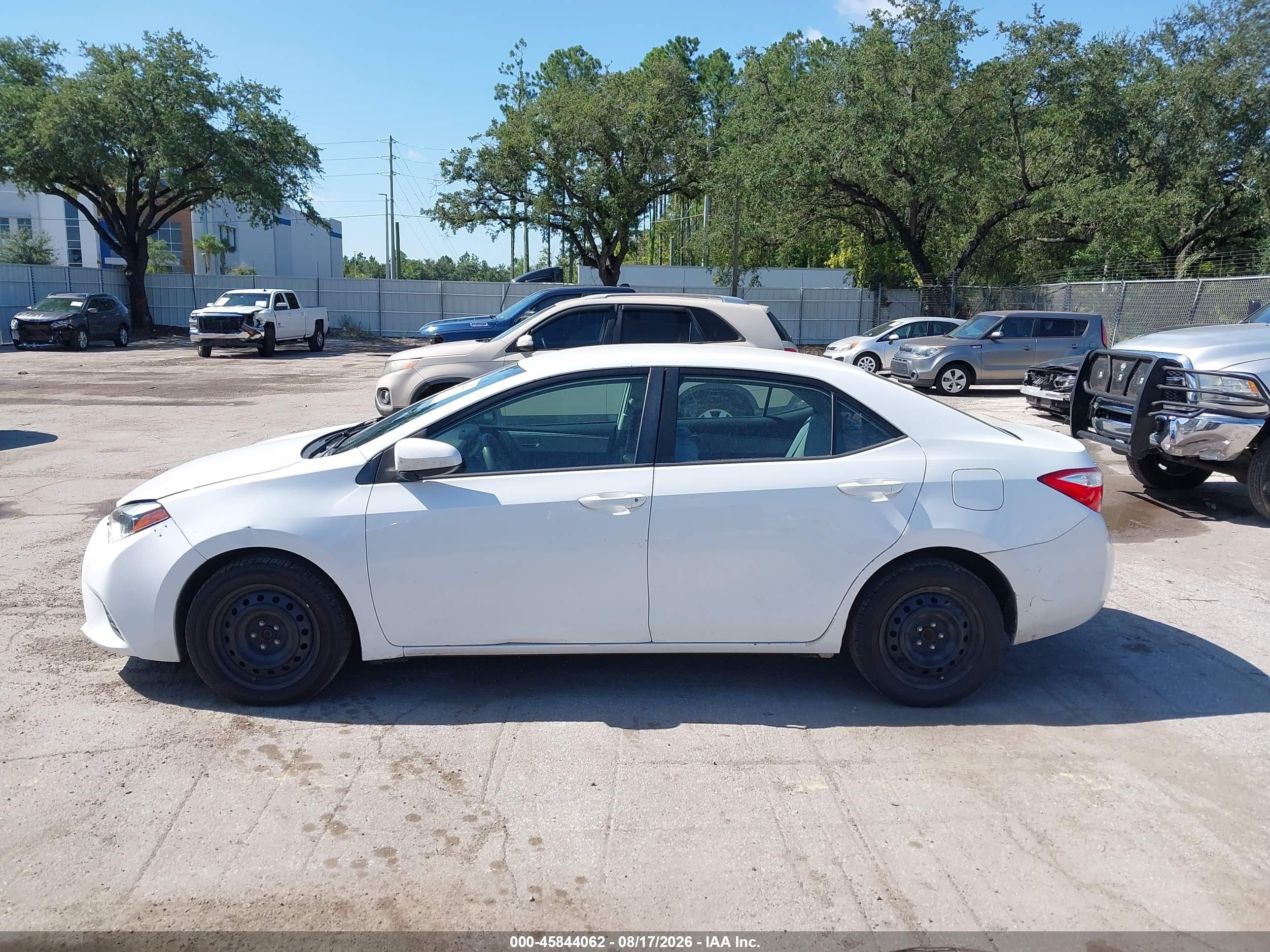 2014 Toyota Corolla Le Белый vin: 2T1BURHE5EC025135