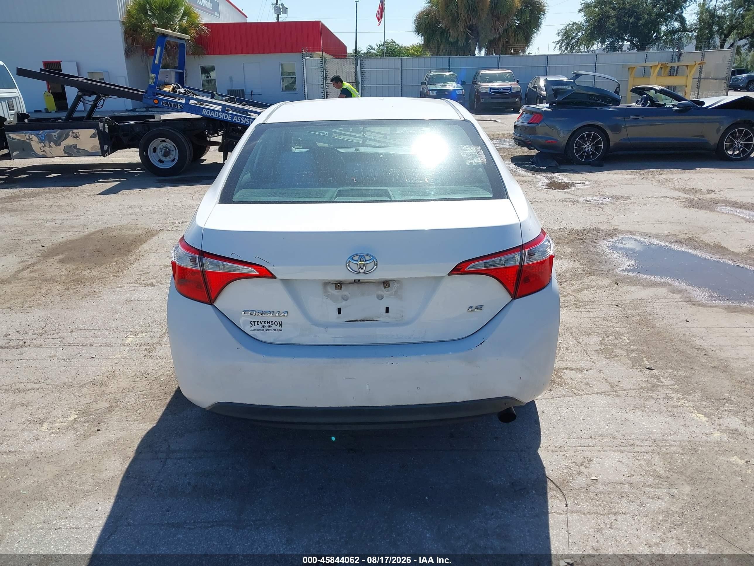 2014 Toyota Corolla Le Белый vin: 2T1BURHE5EC025135