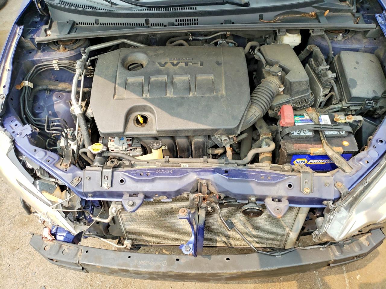 2014 Toyota Corolla S Plus Синий vin: 2T1BURHE5EC032540