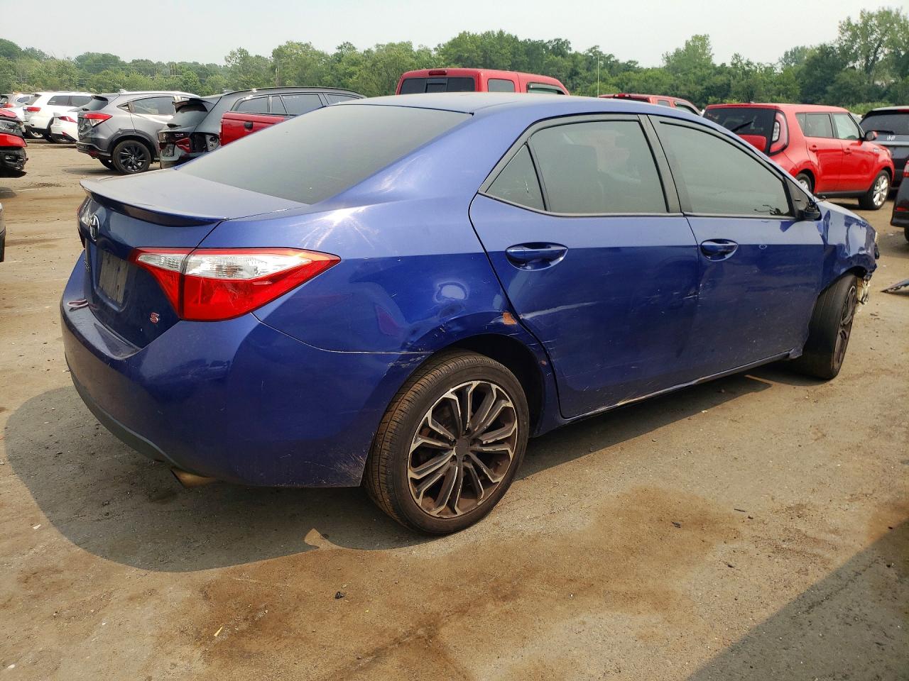 2014 Toyota Corolla S Plus Синий vin: 2T1BURHE5EC032540