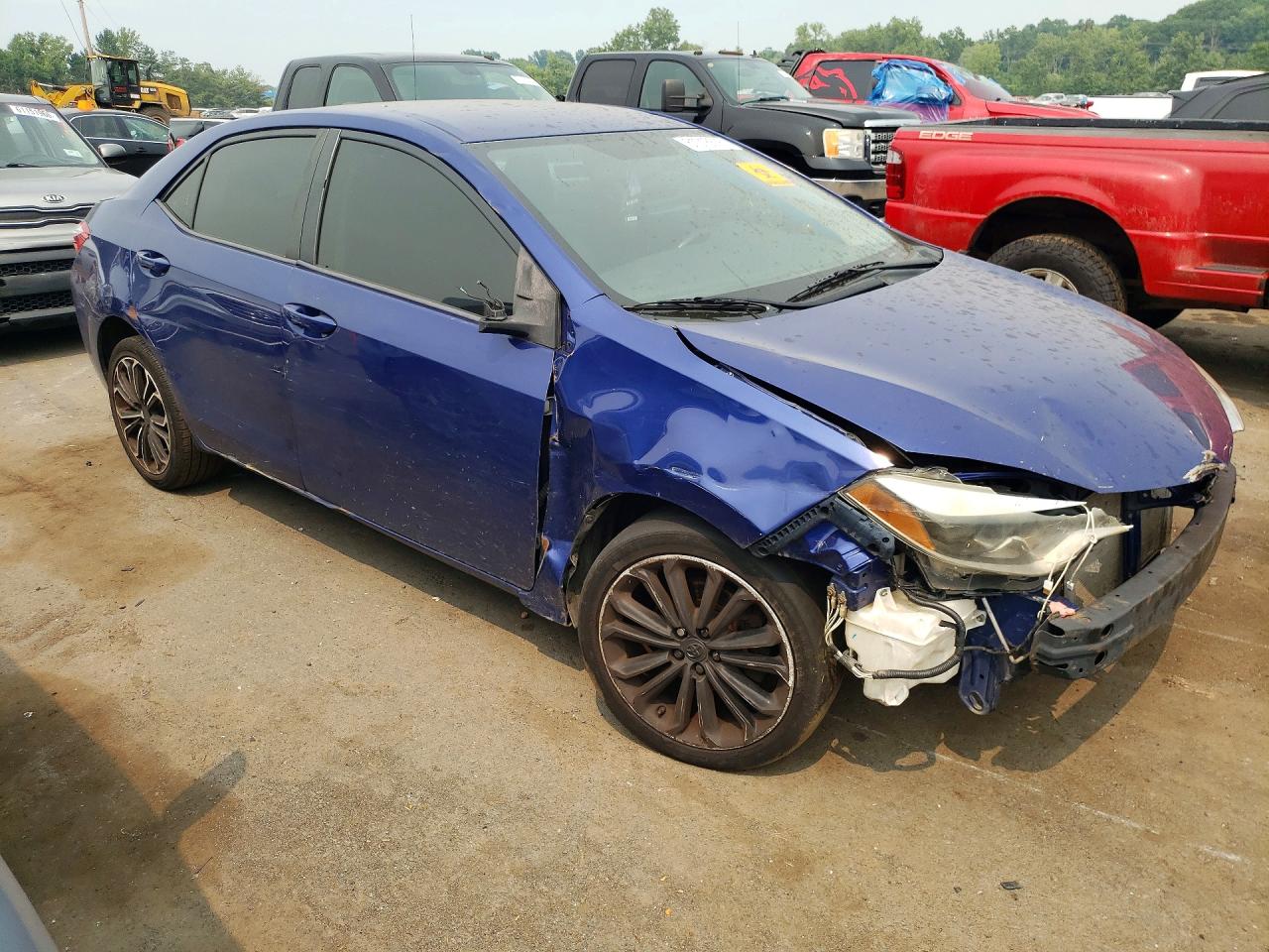 2014 Toyota Corolla S Plus Синий vin: 2T1BURHE5EC032540