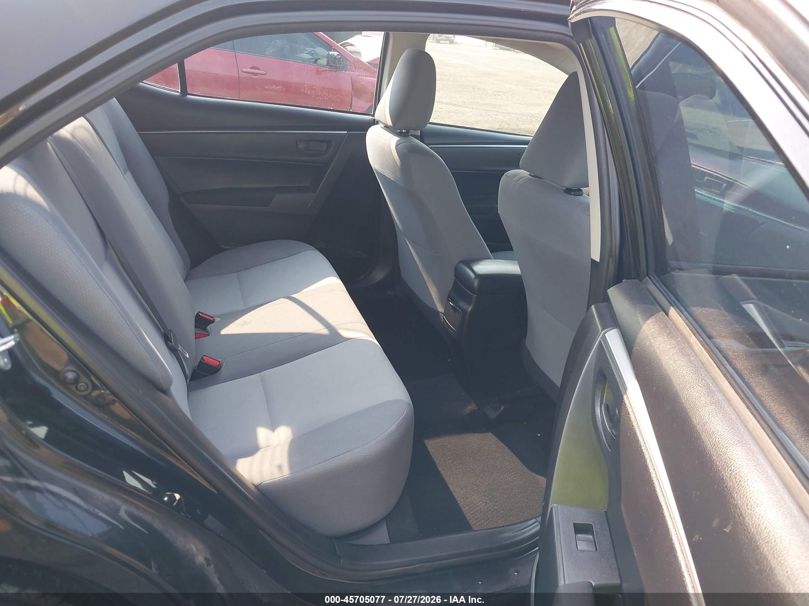 2014 Toyota Corolla L Black vin: 2T1BURHE5EC038192