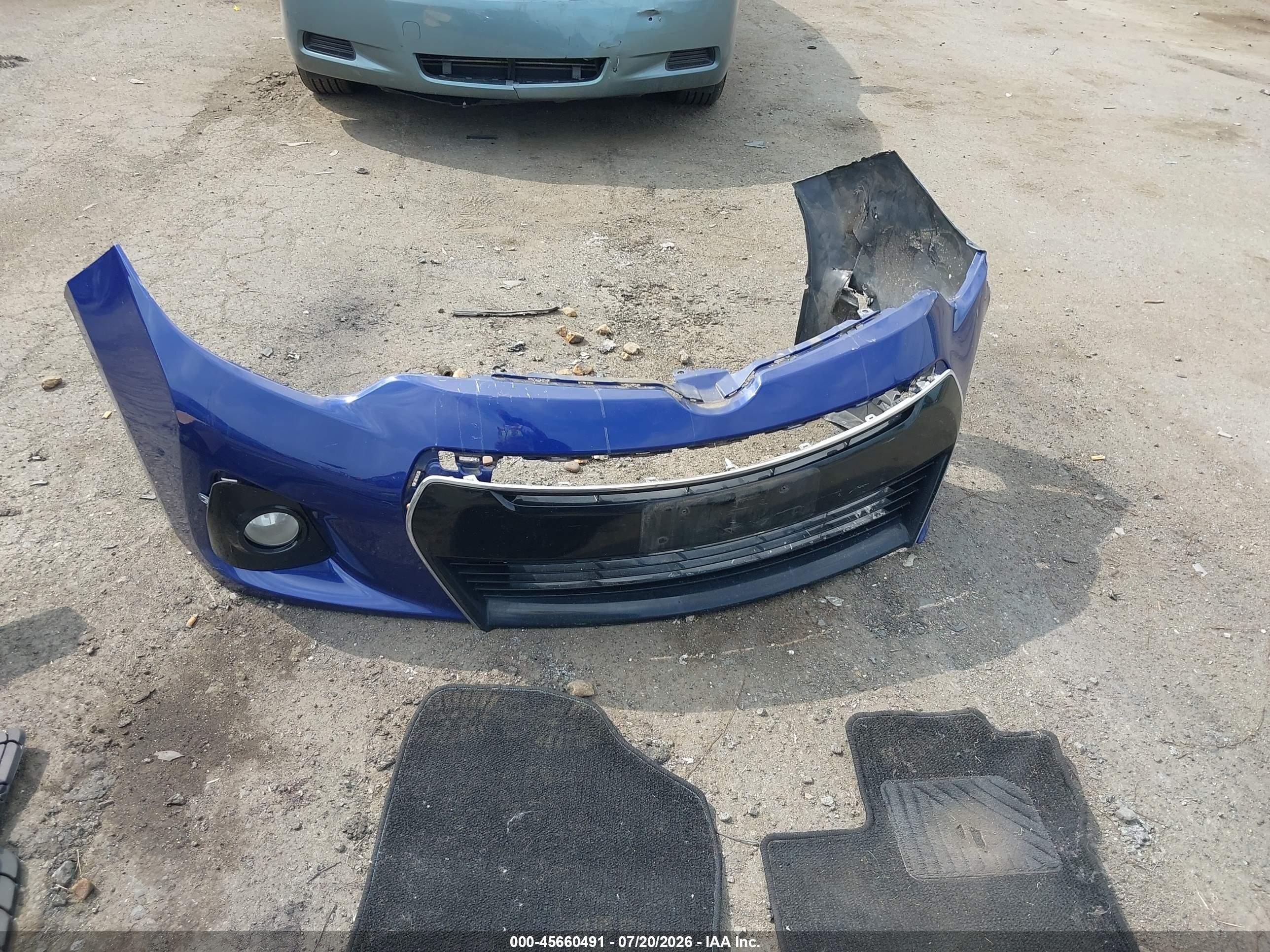 2014 Toyota Corolla S Plus Blue vin: 2T1BURHE5EC039746