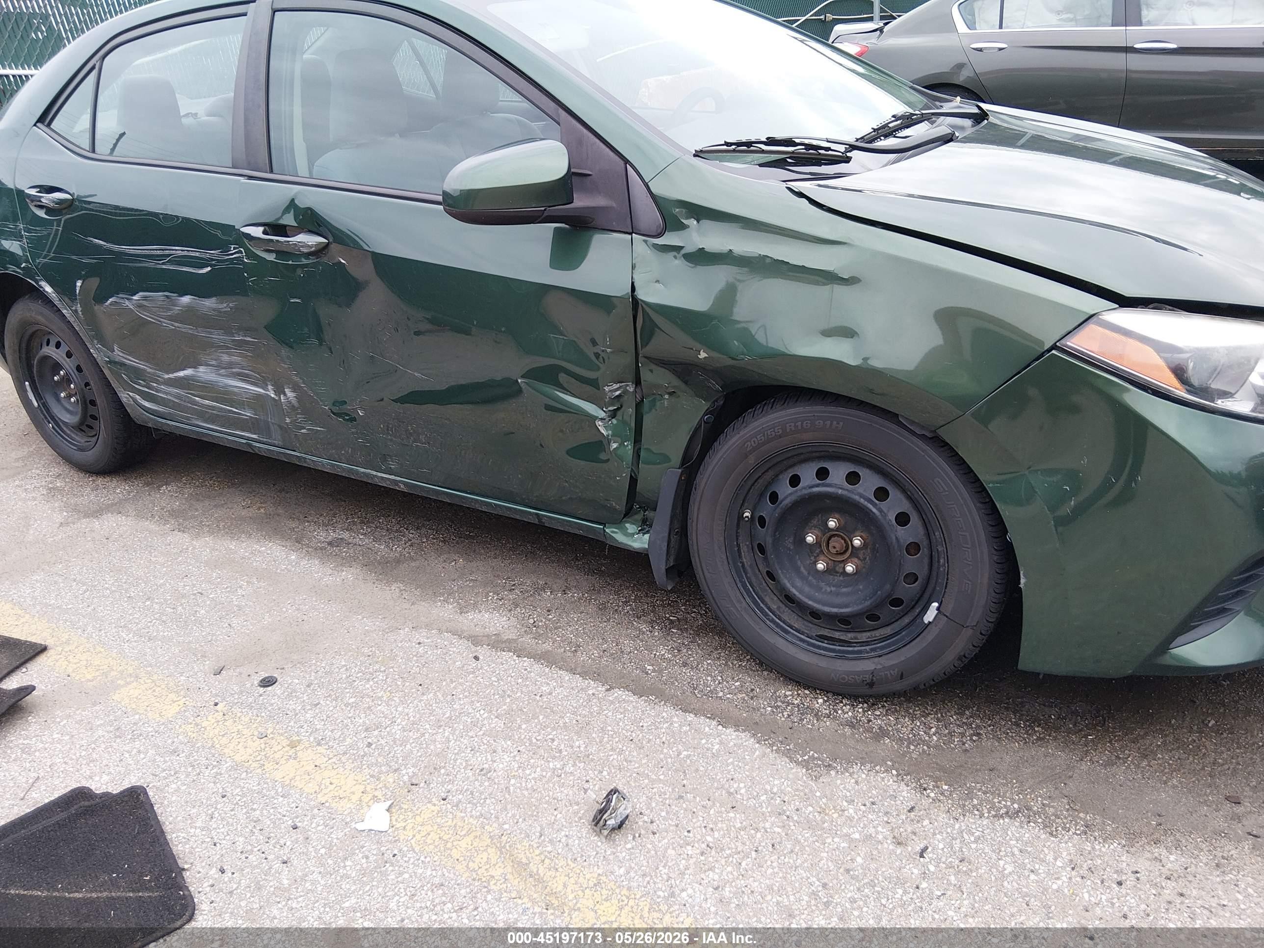 2014 Toyota Corolla Le Green vin: 2T1BURHE5EC042582