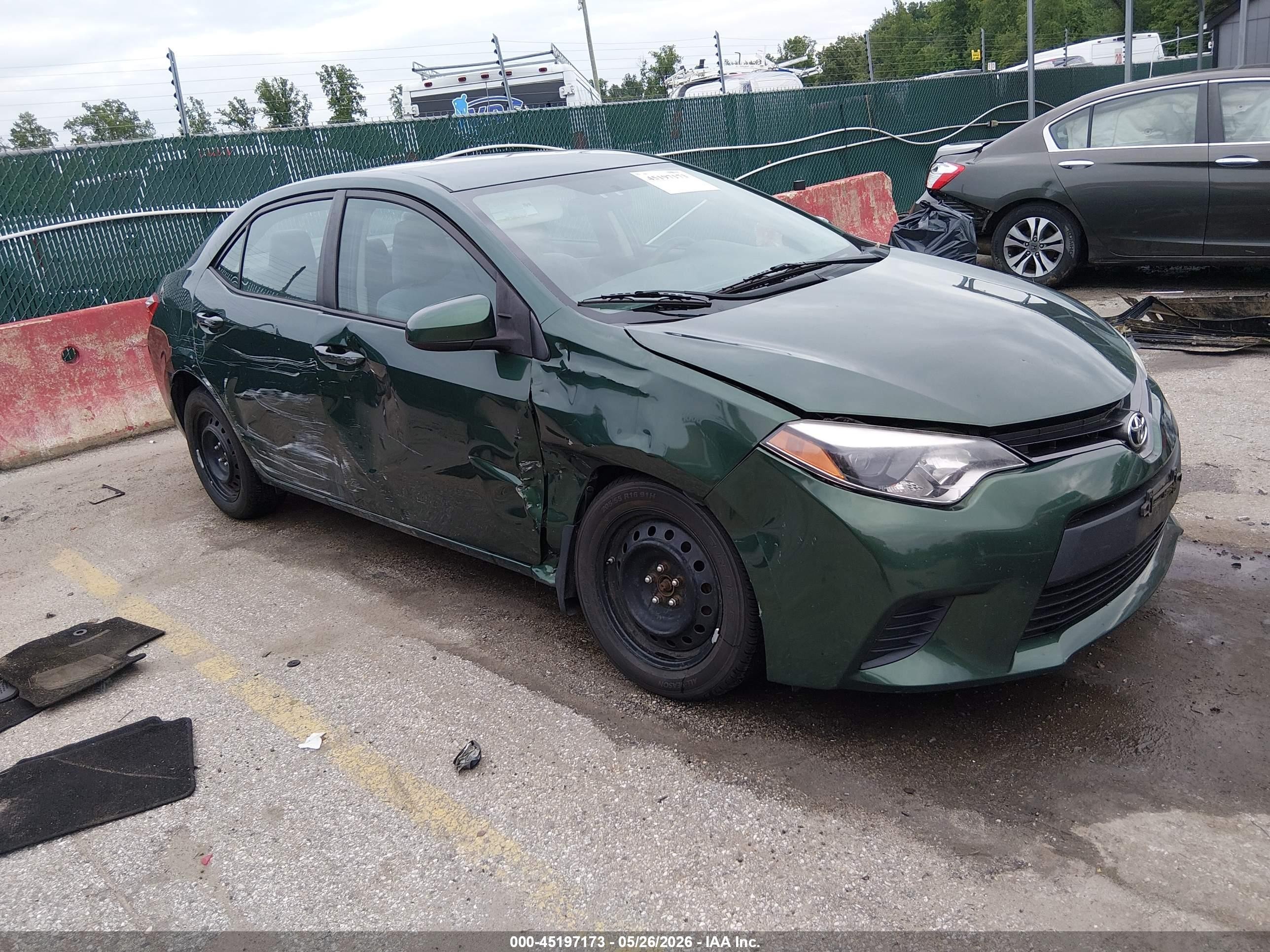 2014 Toyota Corolla Le Green vin: 2T1BURHE5EC042582