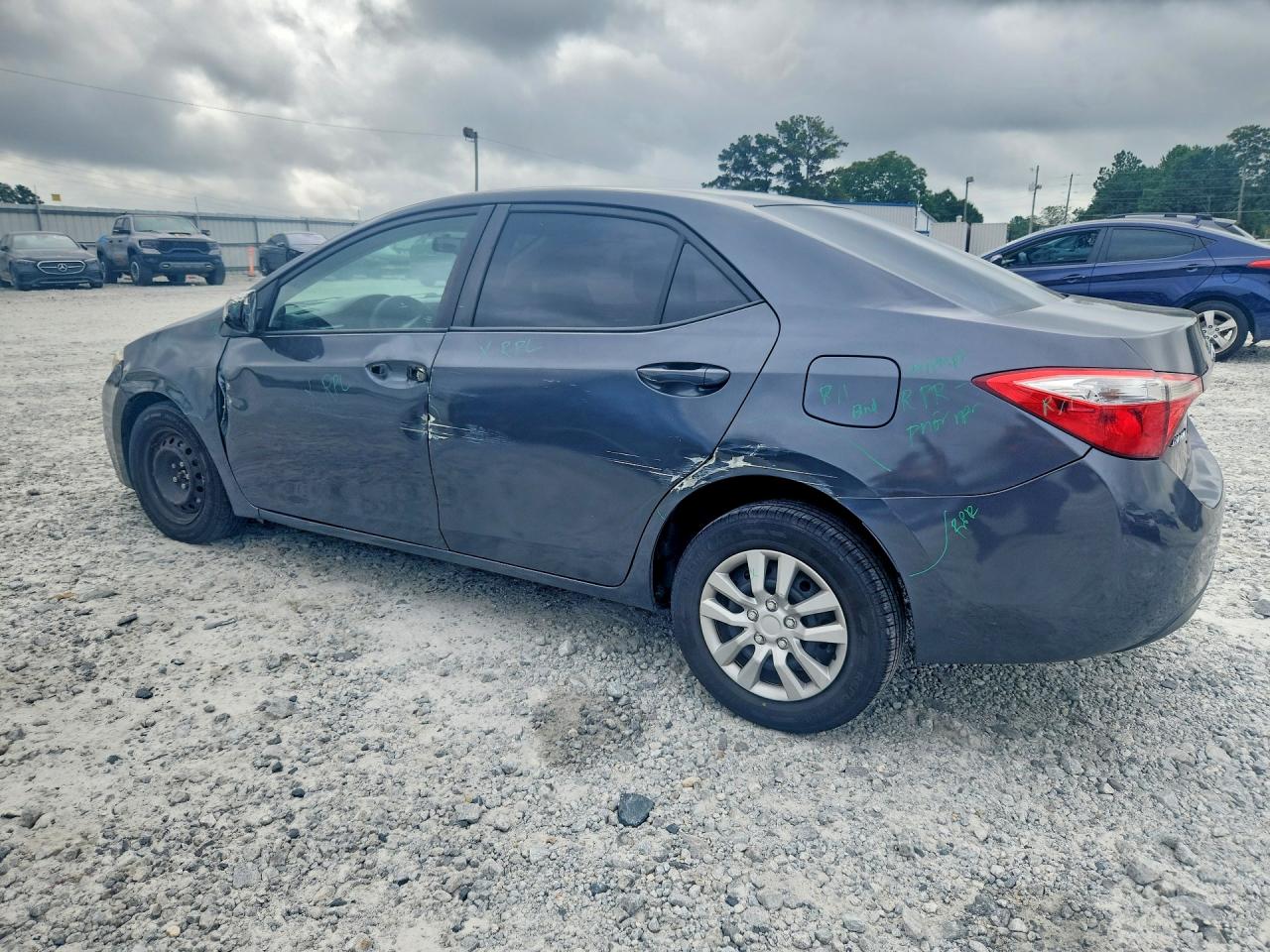 2014 Toyota Corolla L Gray vin: 2T1BURHE5EC050021