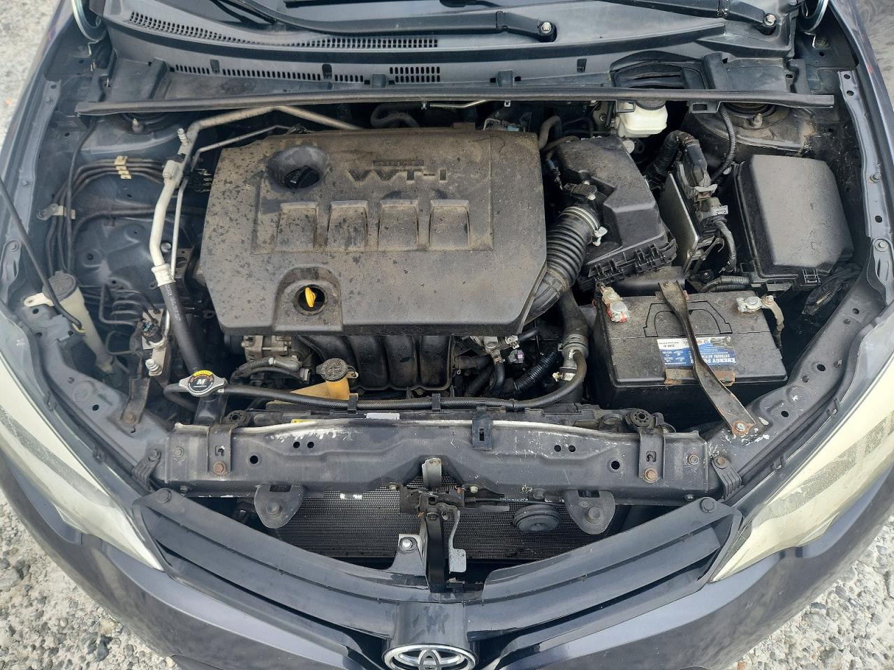 2014 Toyota Corolla L Gray vin: 2T1BURHE5EC050021