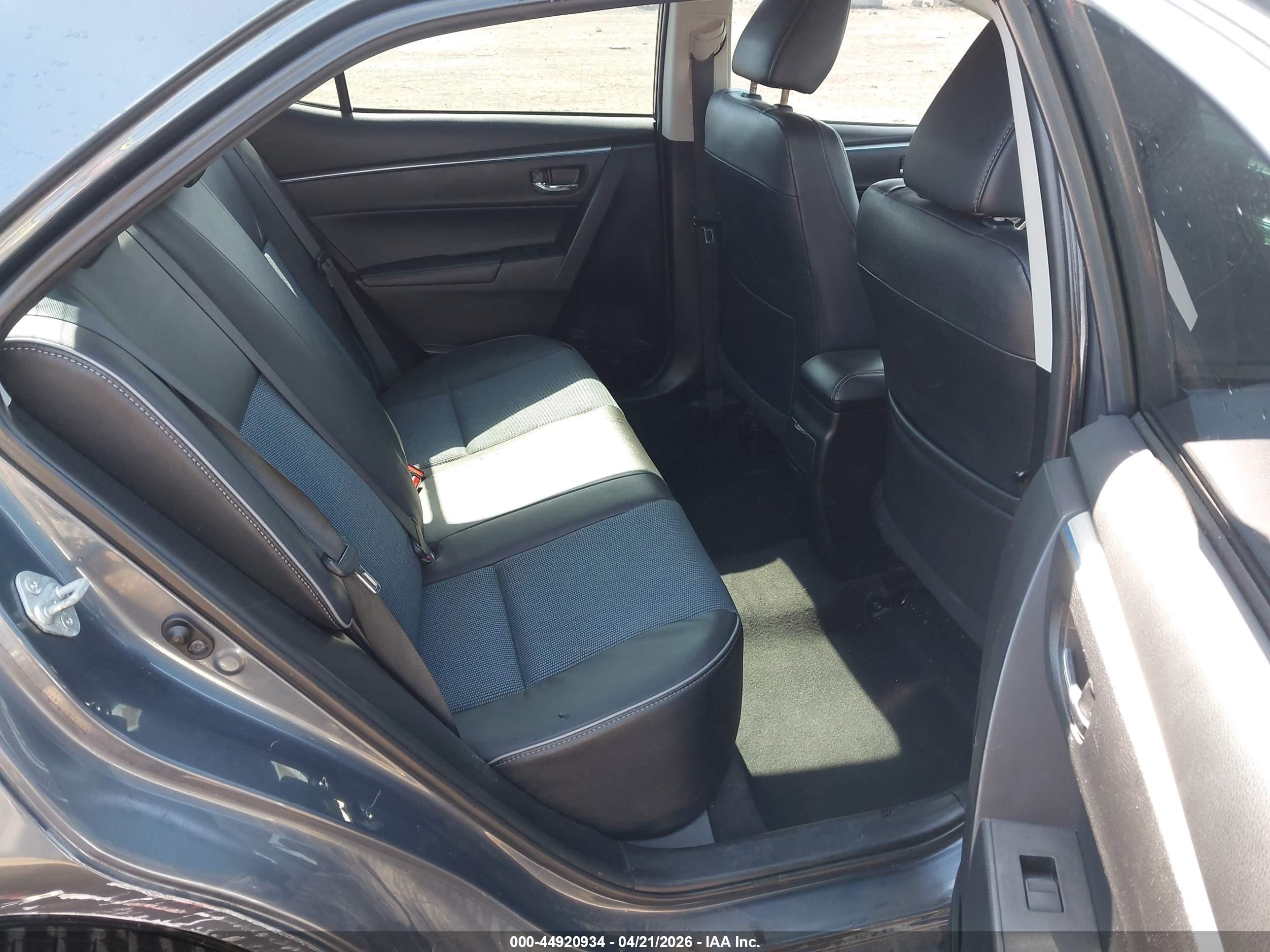 2014 Toyota Corolla S Plus Gray vin: 2T1BURHE5EC051377