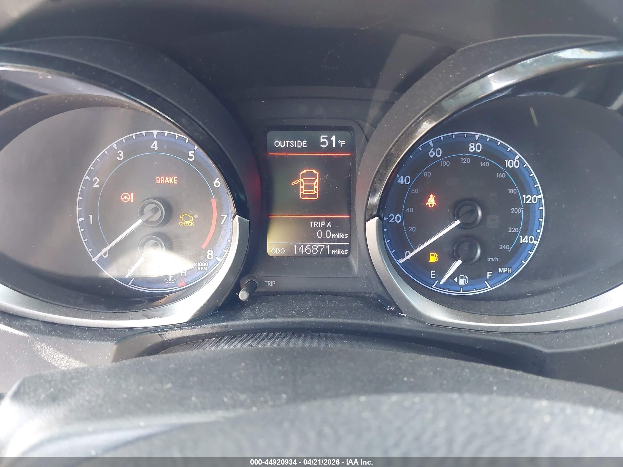2014 Toyota Corolla S Plus Gray vin: 2T1BURHE5EC051377