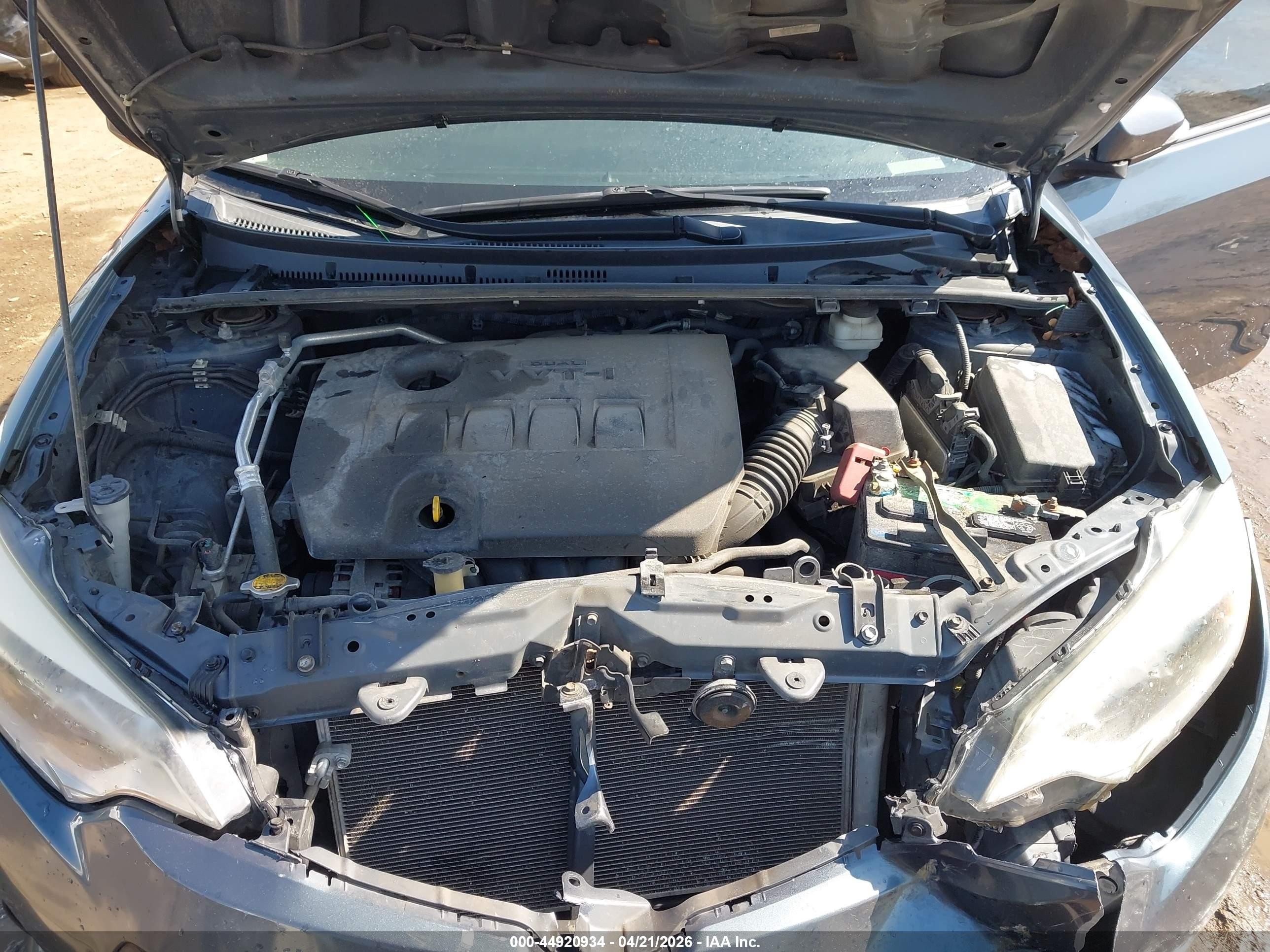 2014 Toyota Corolla S Plus Gray vin: 2T1BURHE5EC051377