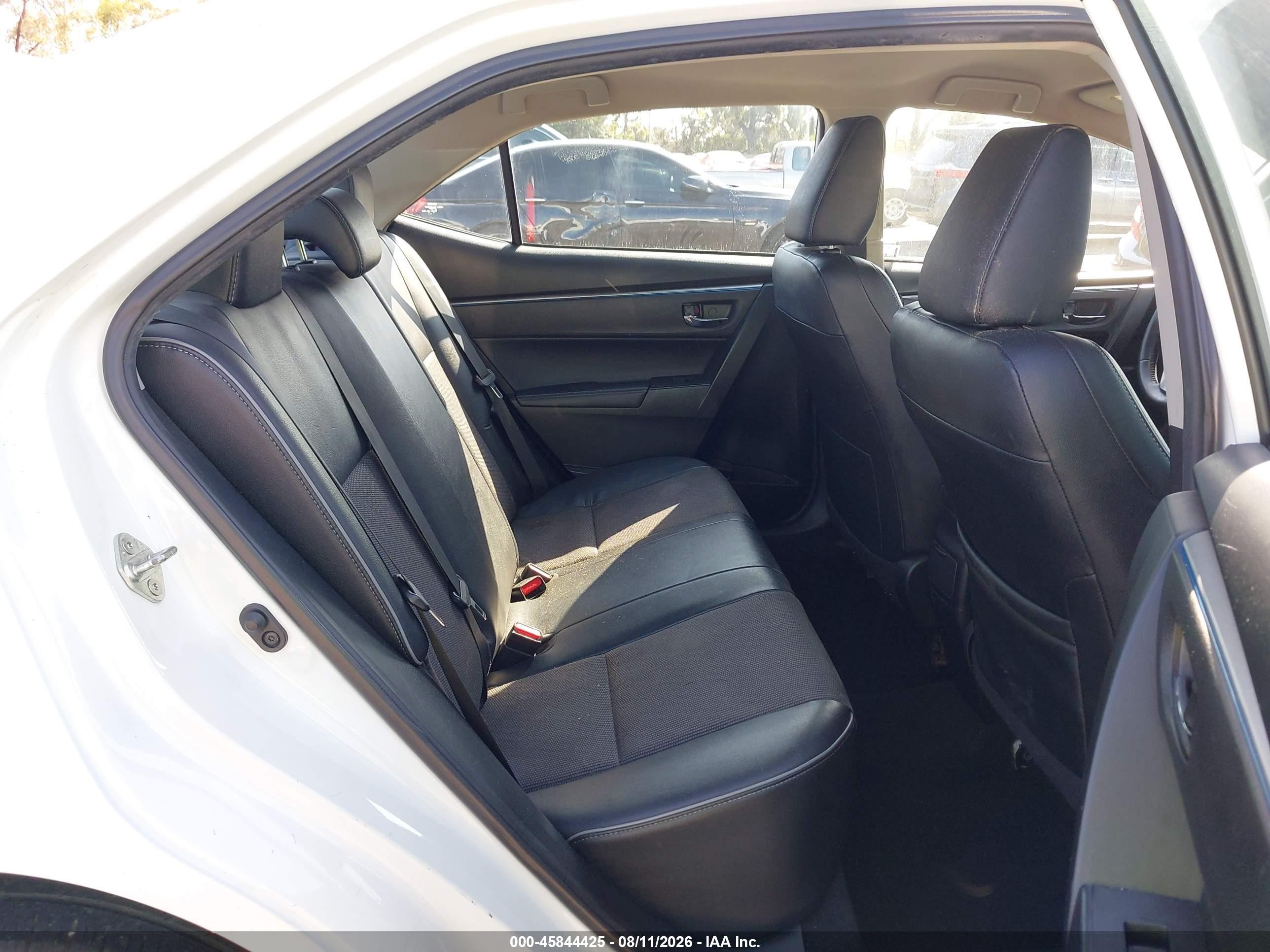 2014 Toyota Corolla S Plus White vin: 2T1BURHE5EC056174