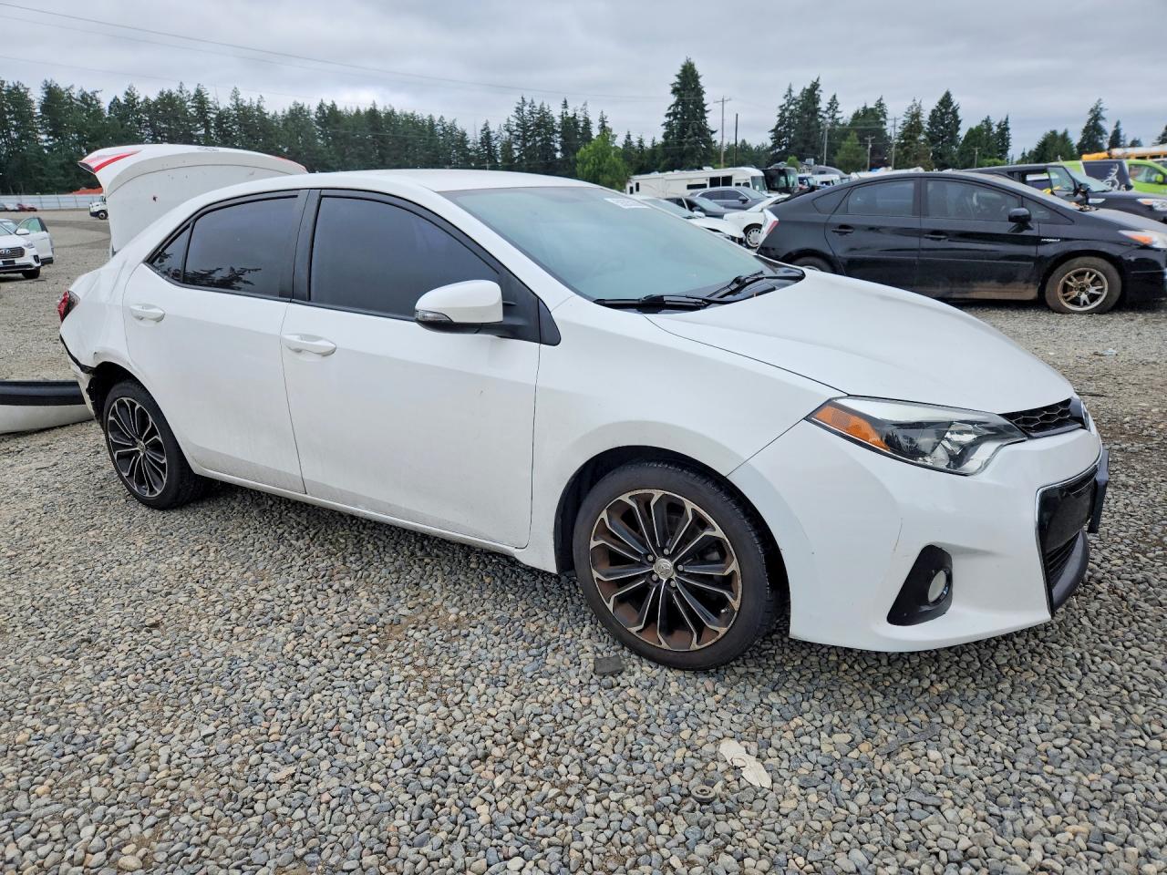 2014 Toyota Corolla S Plus Белый vin: 2T1BURHE5EC061245