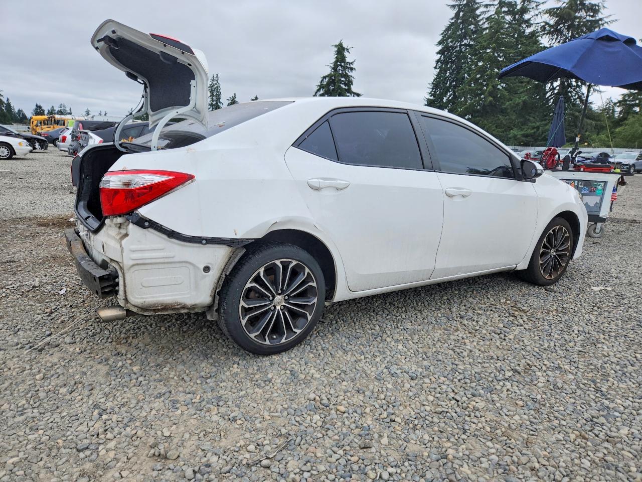 2014 Toyota Corolla S Plus Белый vin: 2T1BURHE5EC061245
