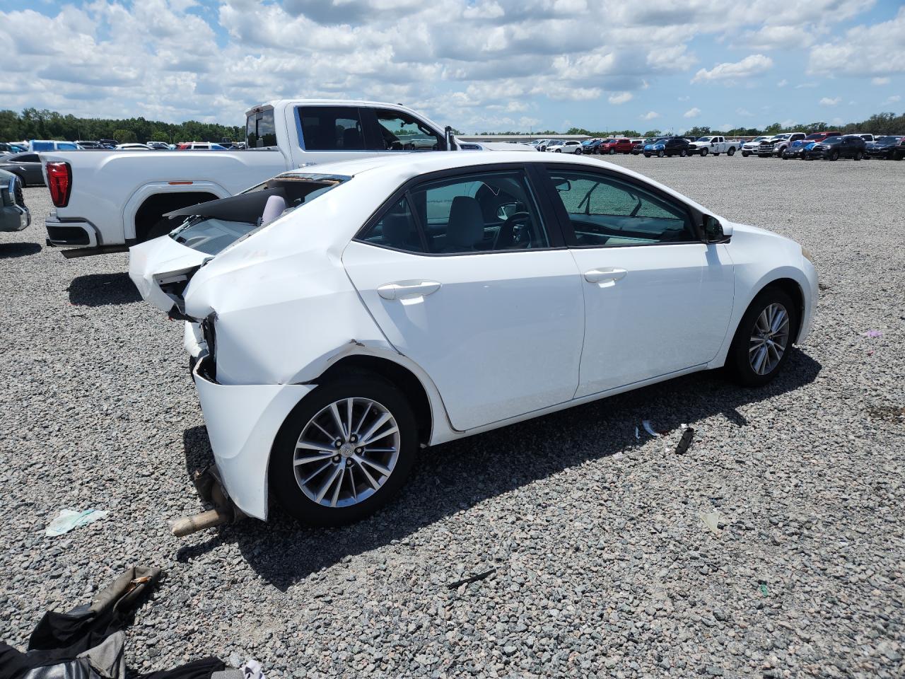 2014 Toyota Corolla Le Plus White vin: 2T1BURHE5EC062640