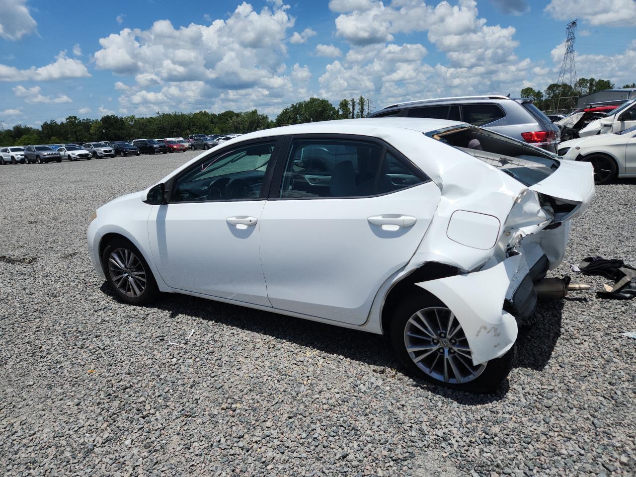 2014 Toyota Corolla Le Plus White vin: 2T1BURHE5EC062640