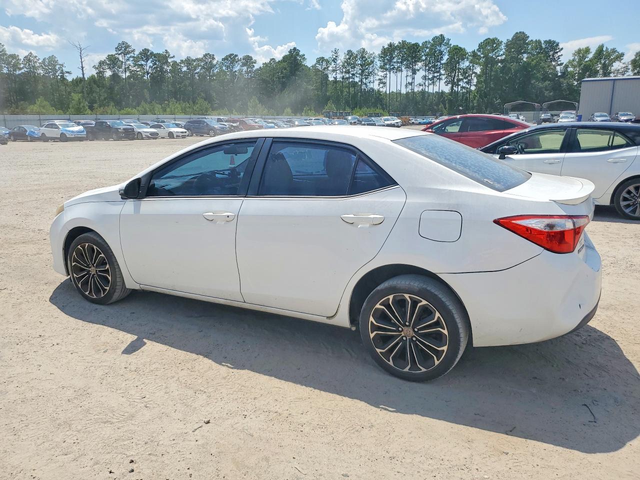 2014 Toyota Corolla S Plus White vin: 2T1BURHE5EC066266