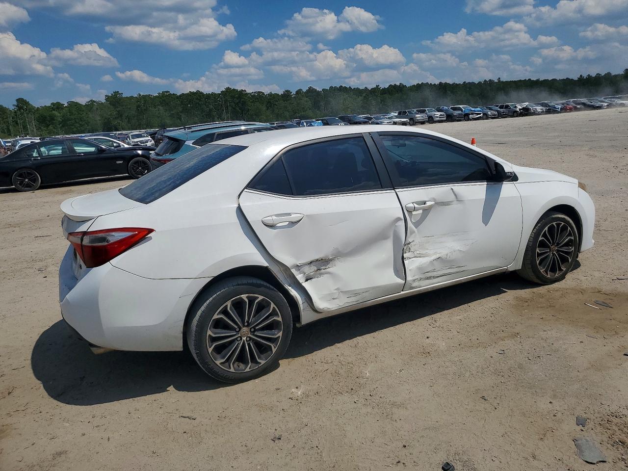2014 Toyota Corolla S Plus White vin: 2T1BURHE5EC066266