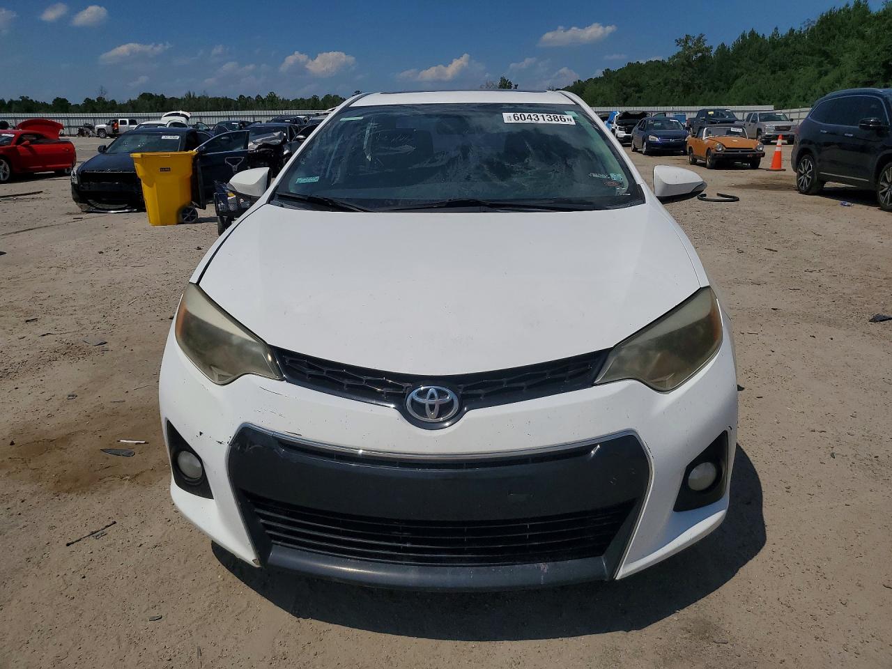 2014 Toyota Corolla S Plus White vin: 2T1BURHE5EC066266
