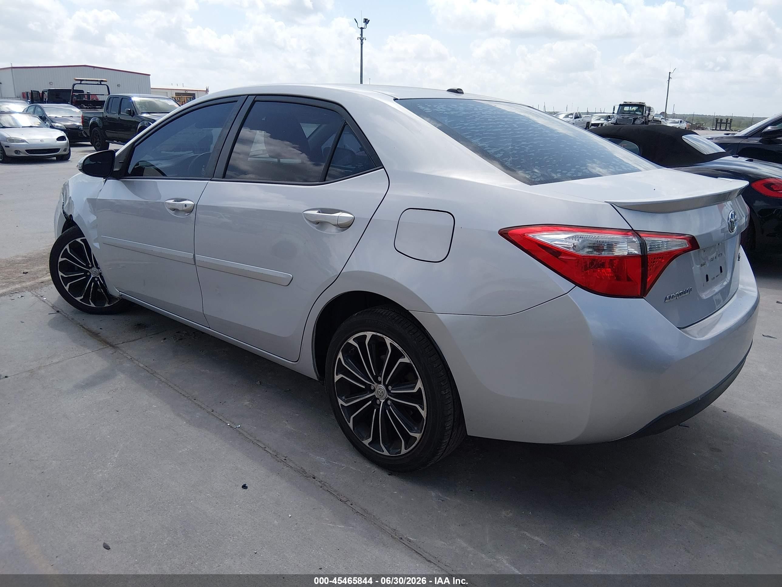 2014 Toyota Corolla S Plus Silver vin: 2T1BURHE5EC092298