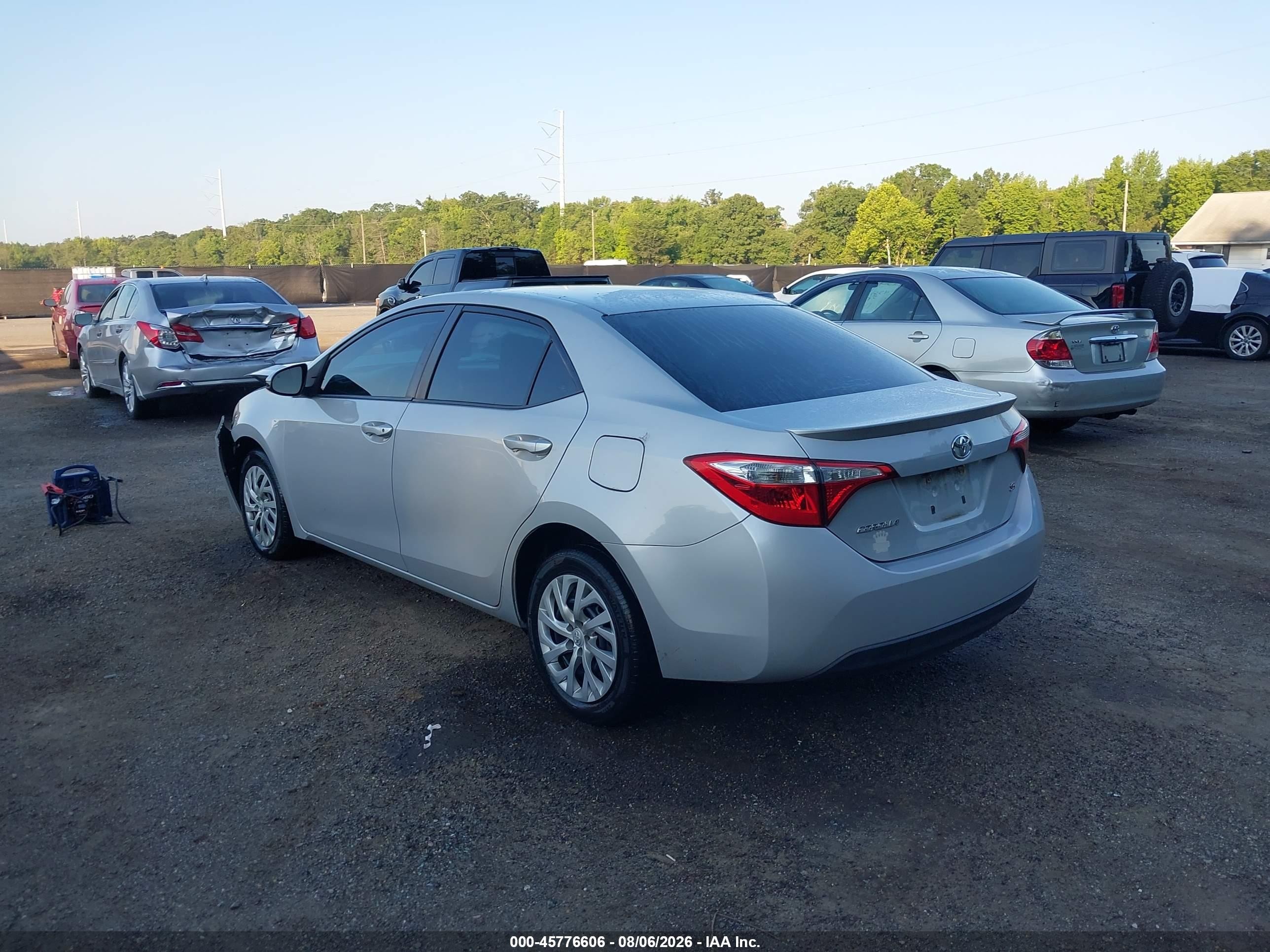 2014 Toyota Corolla S Silver vin: 2T1BURHE5EC093838