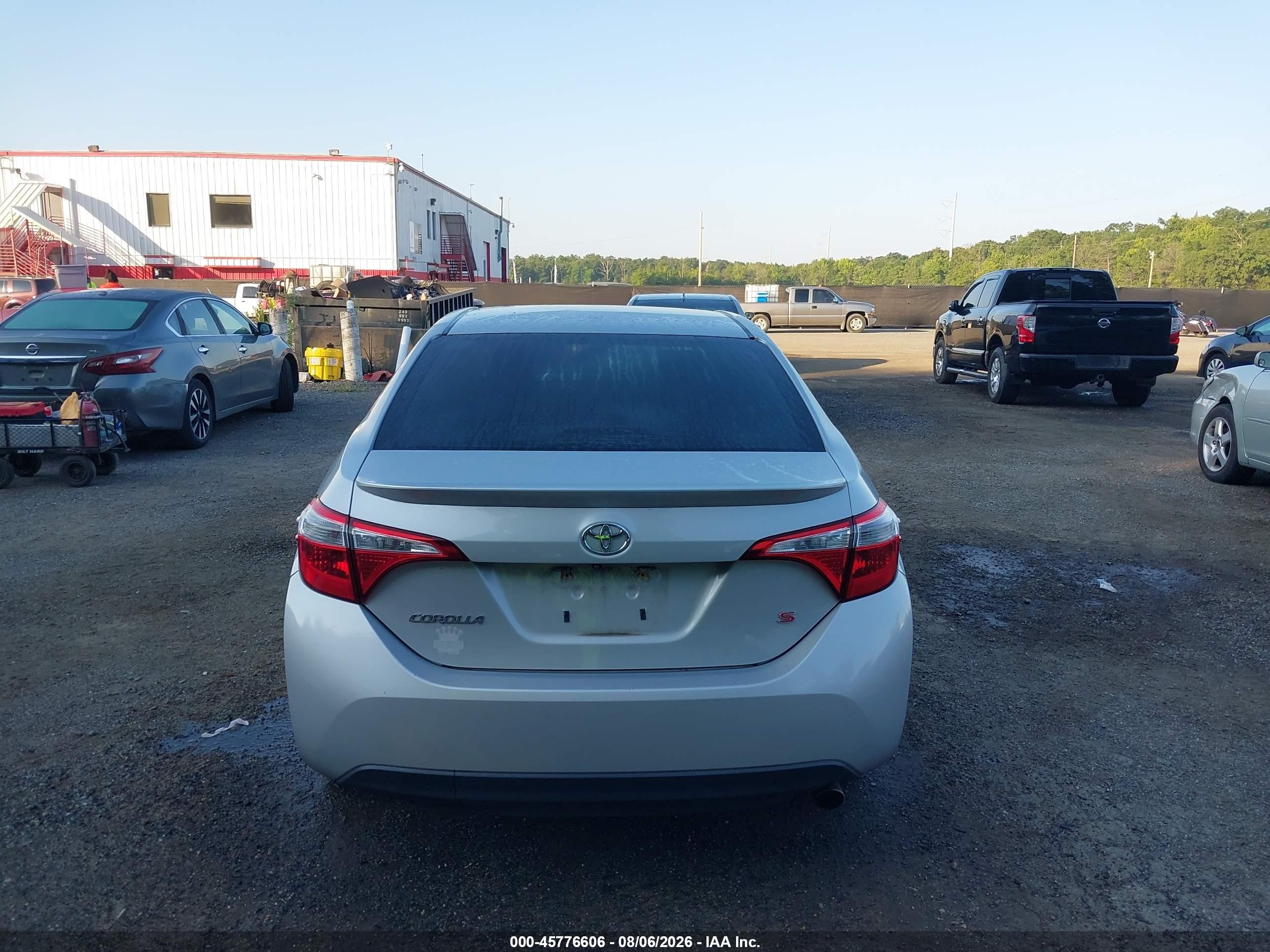 2014 Toyota Corolla S Silver vin: 2T1BURHE5EC093838