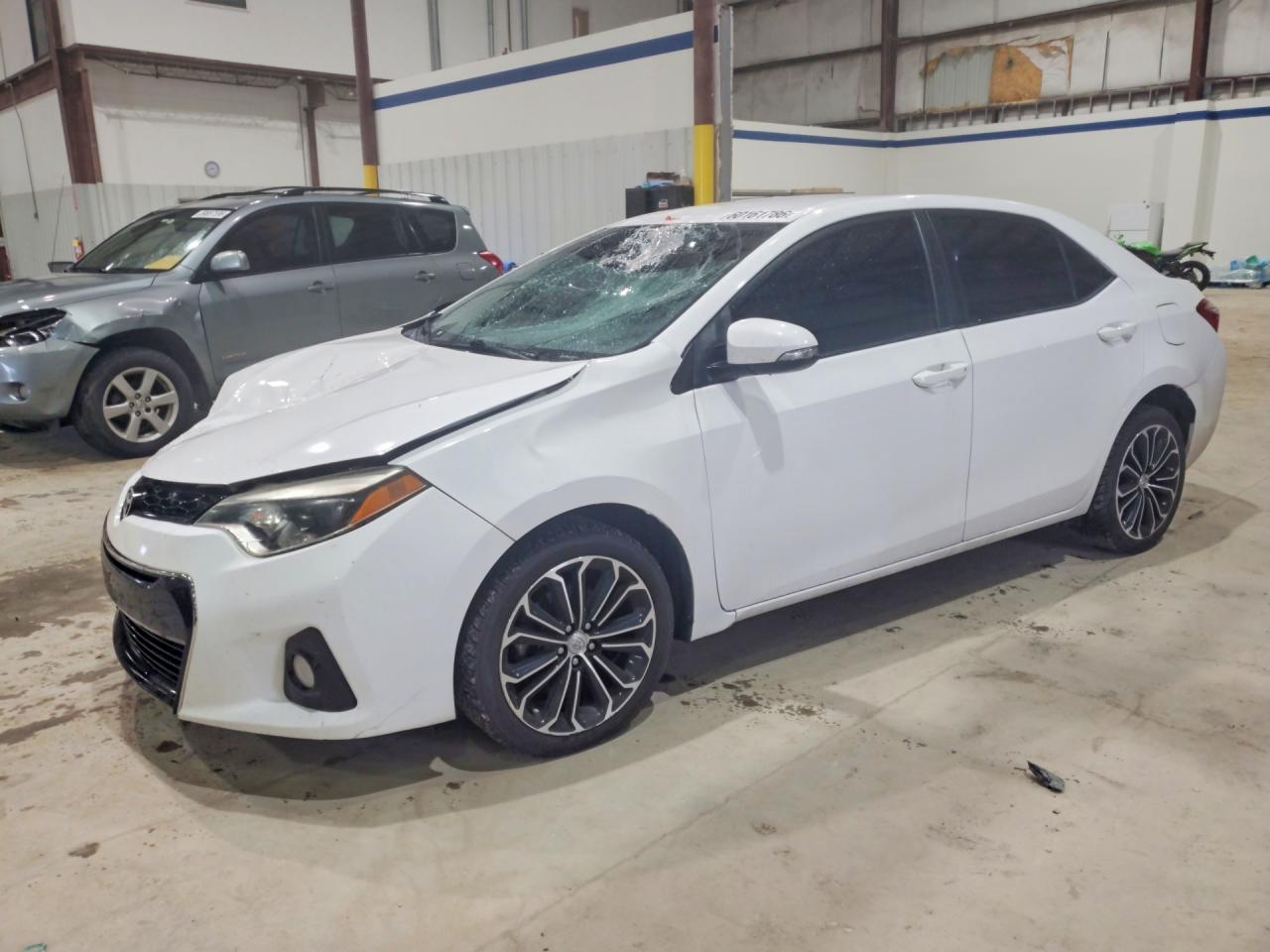2014 Toyota Corolla S Plus White vin: 2T1BURHE5EC096125
