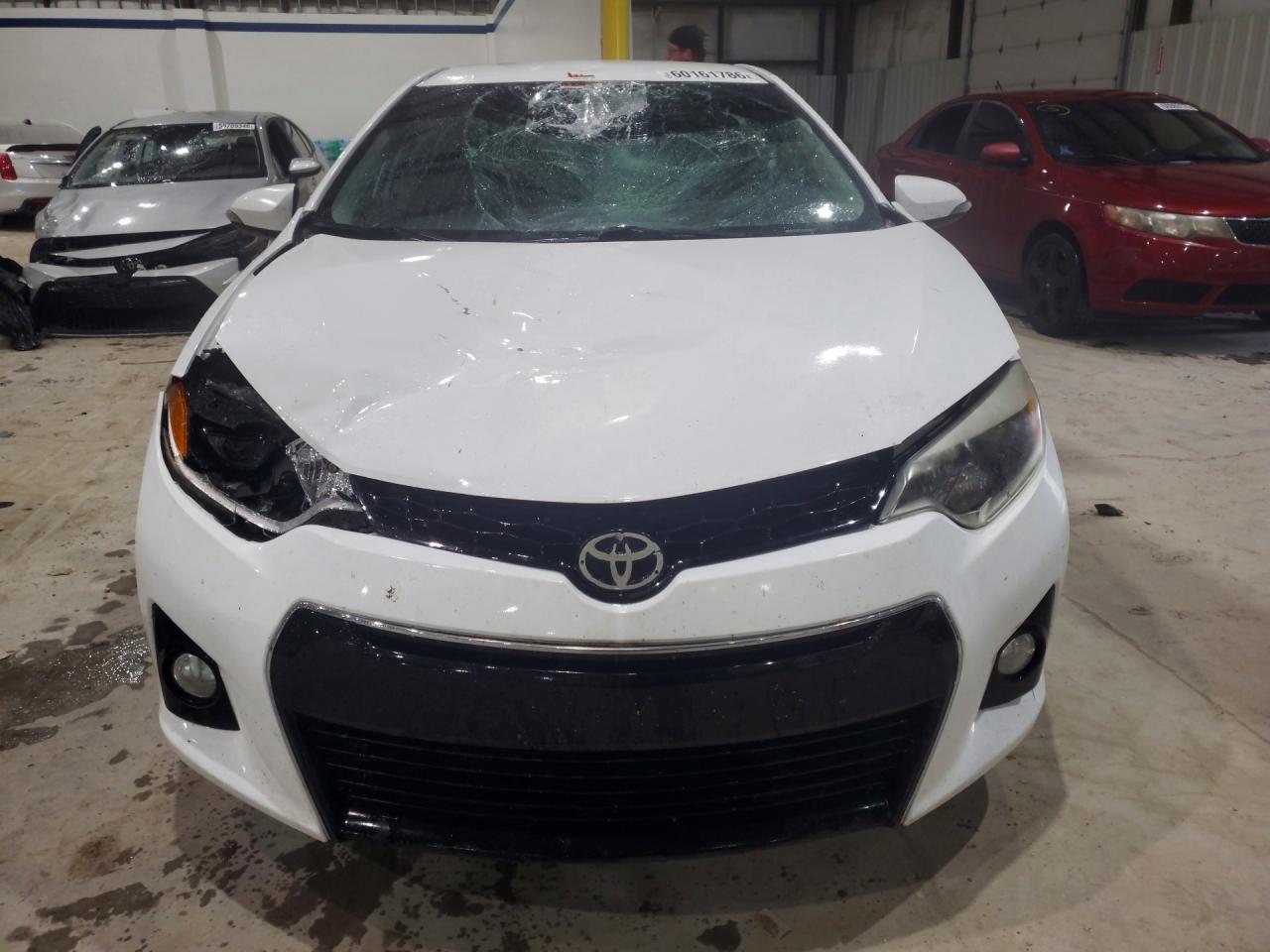 2014 Toyota Corolla S Plus White vin: 2T1BURHE5EC096125