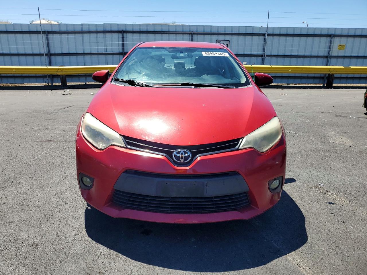 2014 Toyota Corolla Le Premium Red vin: 2T1BURHE5EC117460