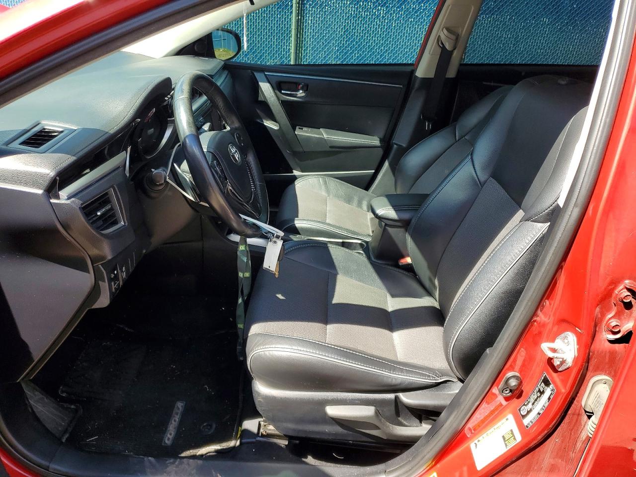 2014 Toyota Corolla L Красный vin: 2T1BURHE5EC122626