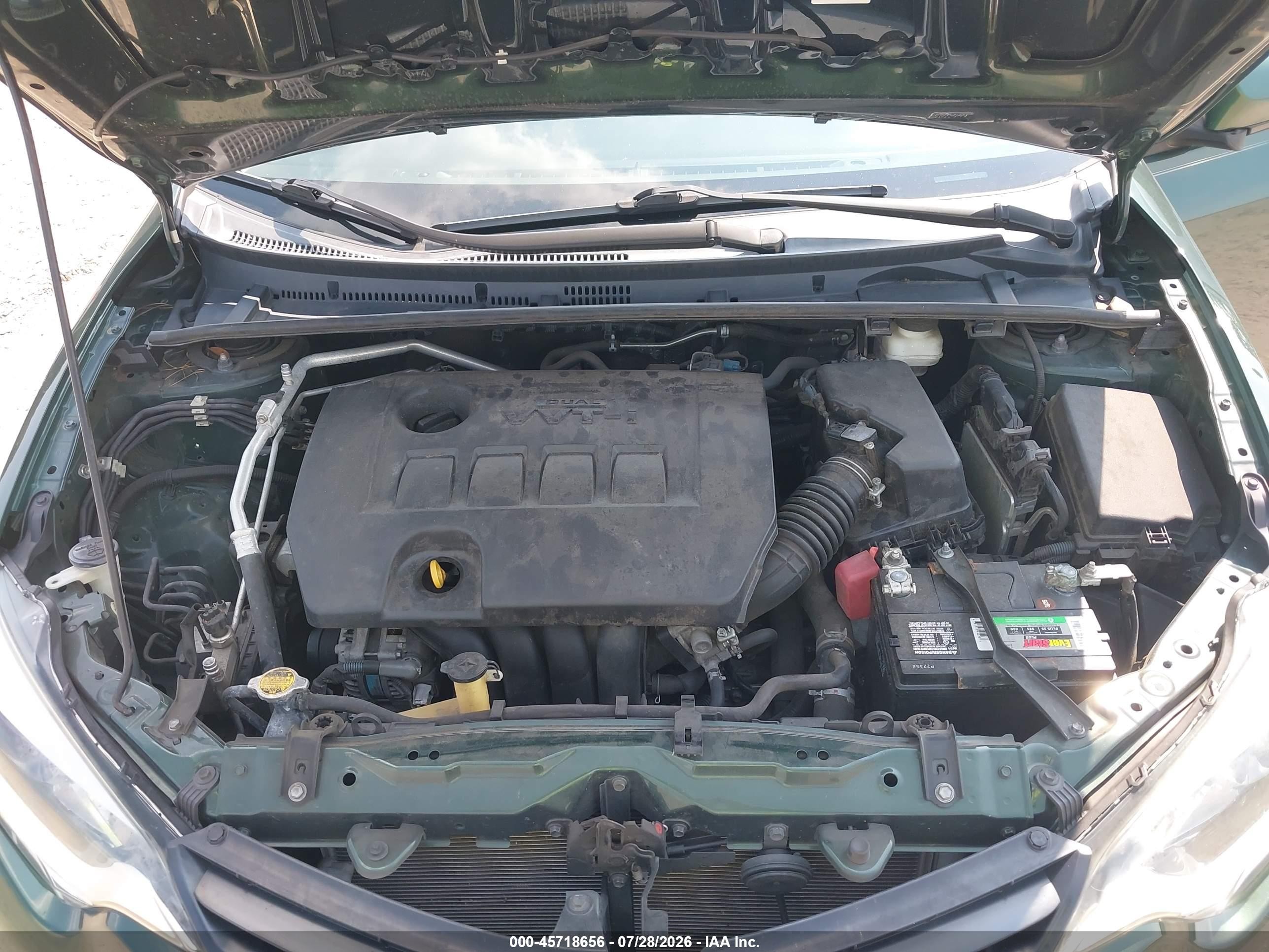2014 Toyota Corolla Le Green vin: 2T1BURHE5EC125381