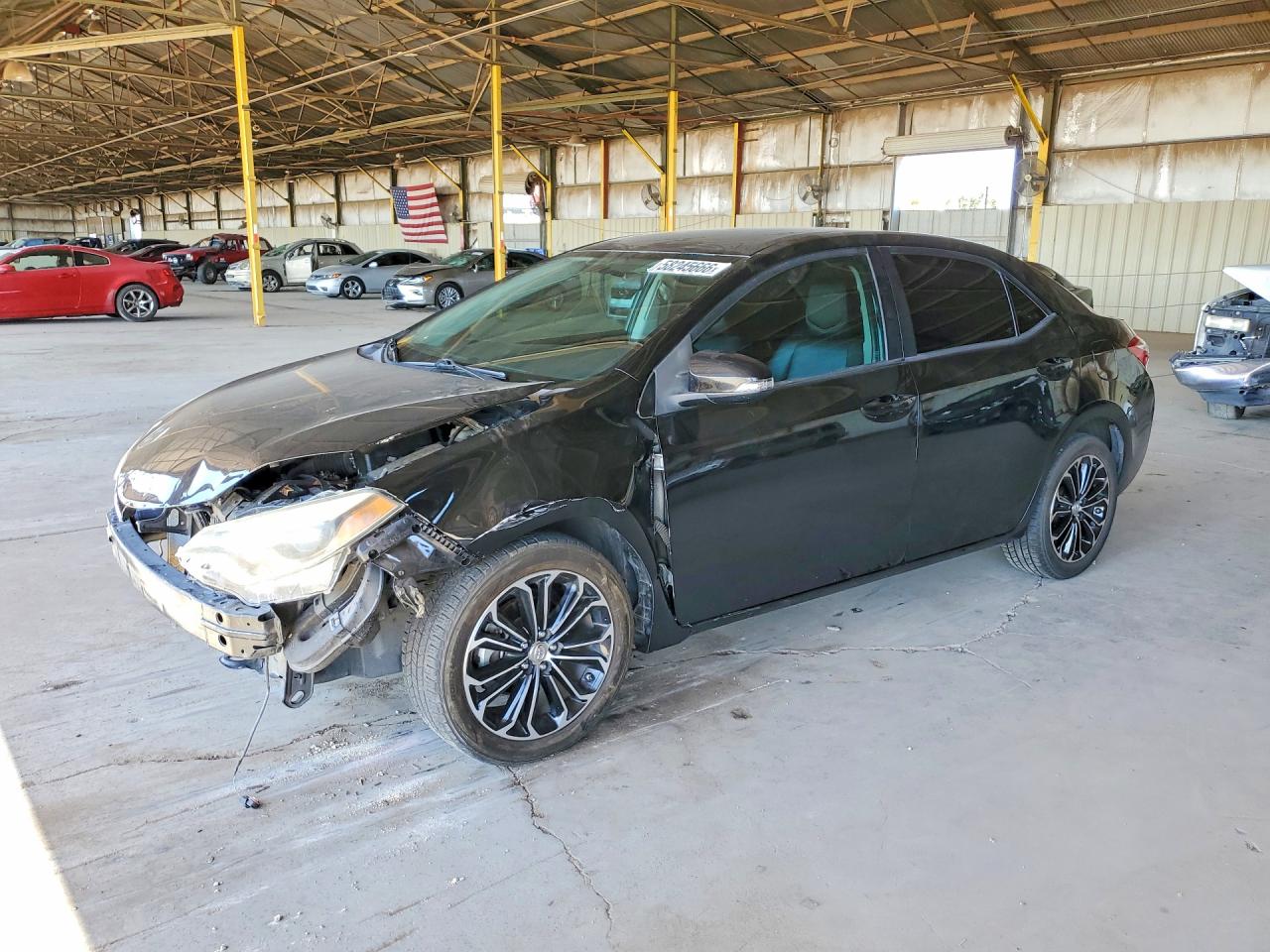 2014 Toyota Corolla S Plus Черный vin: 2T1BURHE5EC138678