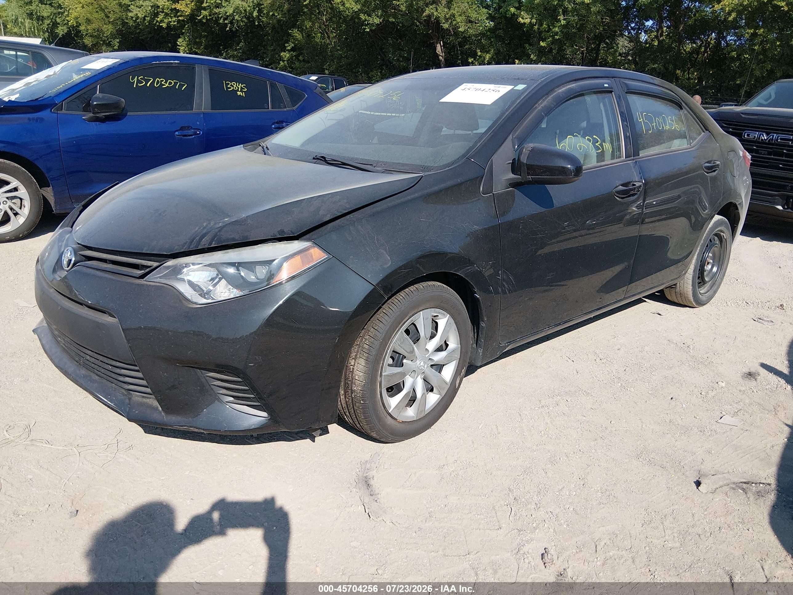 2014 Toyota Corolla Le Black vin: 2T1BURHE5EC140625