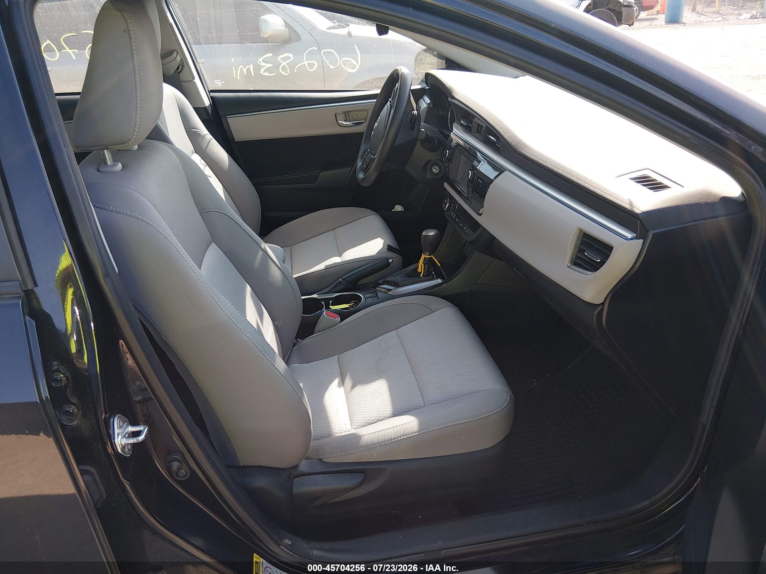 2014 Toyota Corolla Le Black vin: 2T1BURHE5EC140625