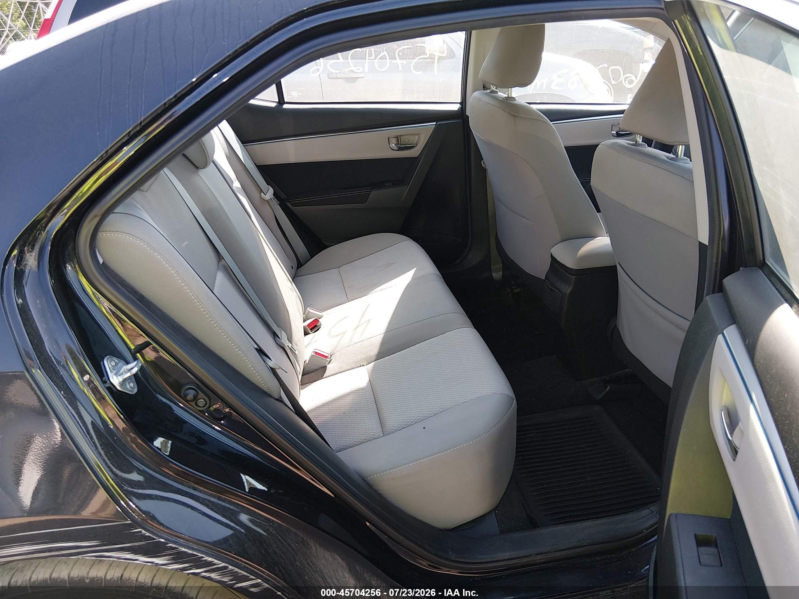 2014 Toyota Corolla Le Black vin: 2T1BURHE5EC140625