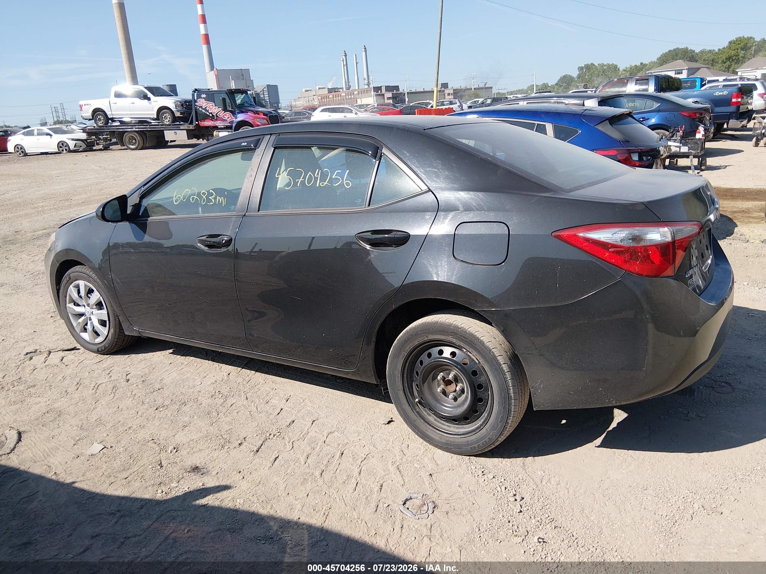 2014 Toyota Corolla Le Black vin: 2T1BURHE5EC140625