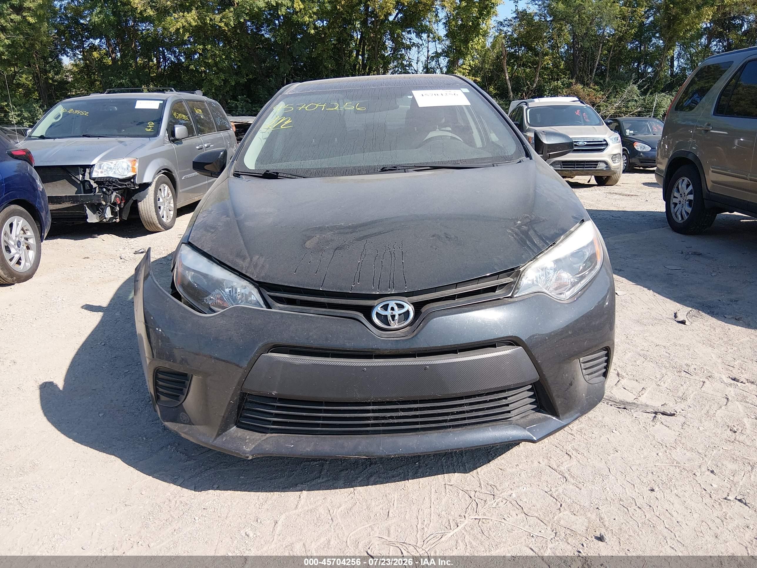 2014 Toyota Corolla Le Black vin: 2T1BURHE5EC140625