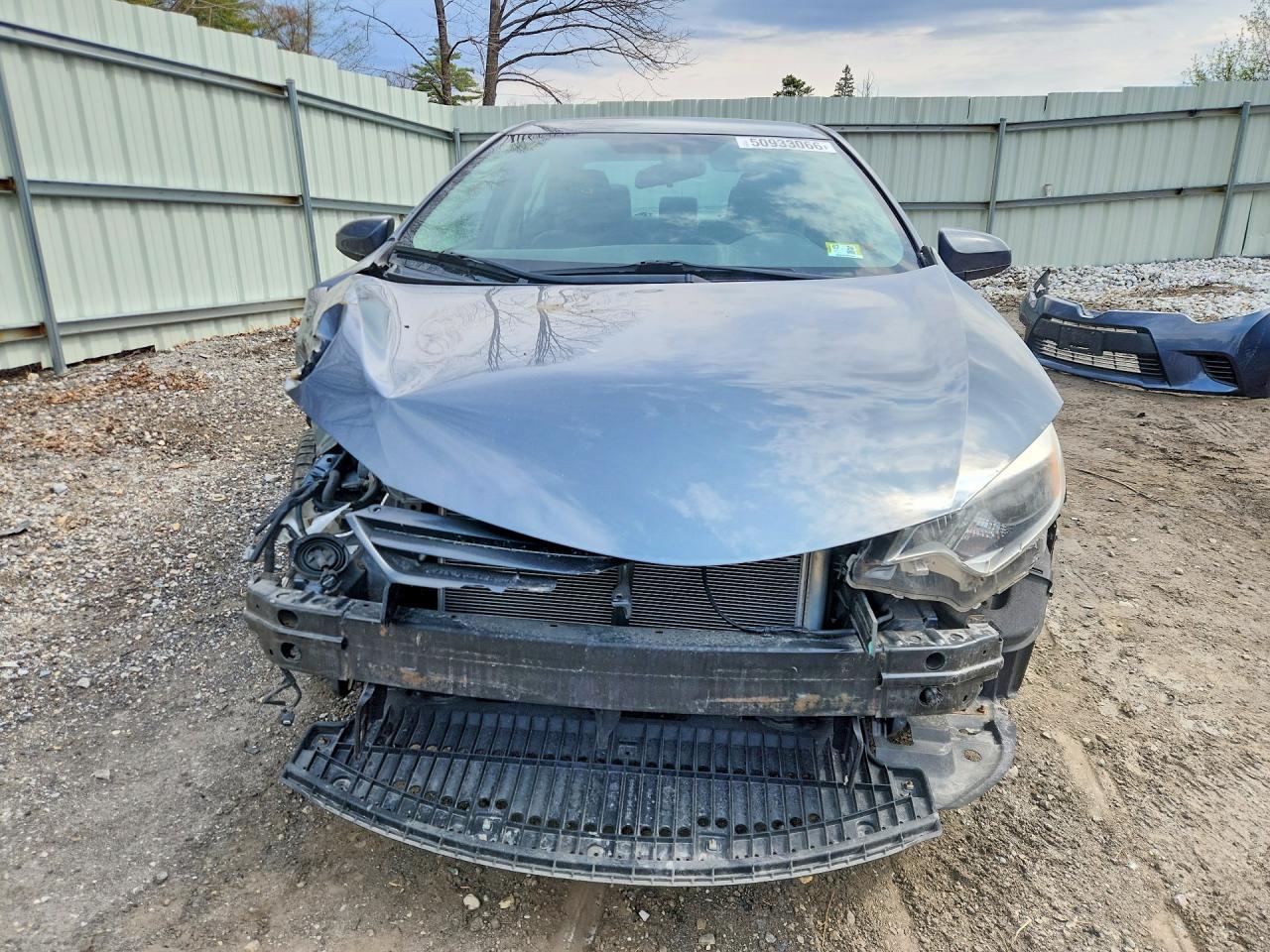 2014 Toyota Corolla L Blue vin: 2T1BURHE5EC145985