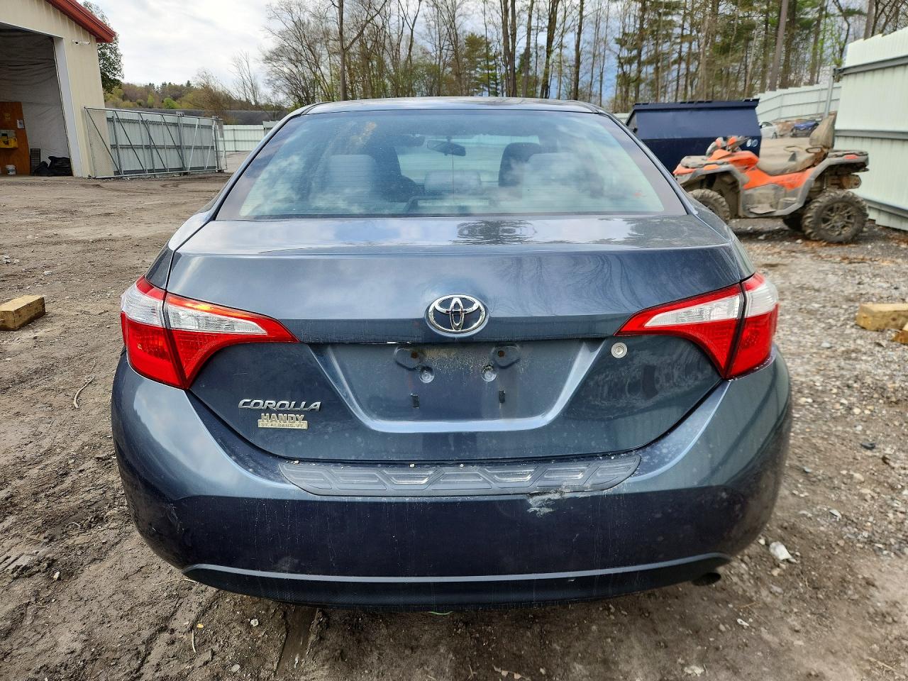 2014 Toyota Corolla L Blue vin: 2T1BURHE5EC145985