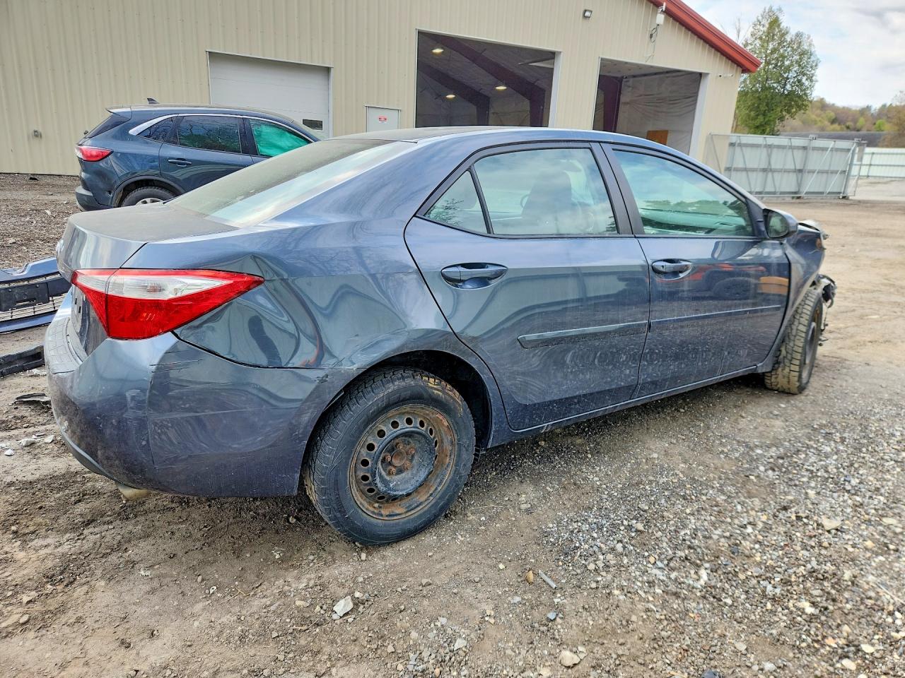 2014 Toyota Corolla L Blue vin: 2T1BURHE5EC145985