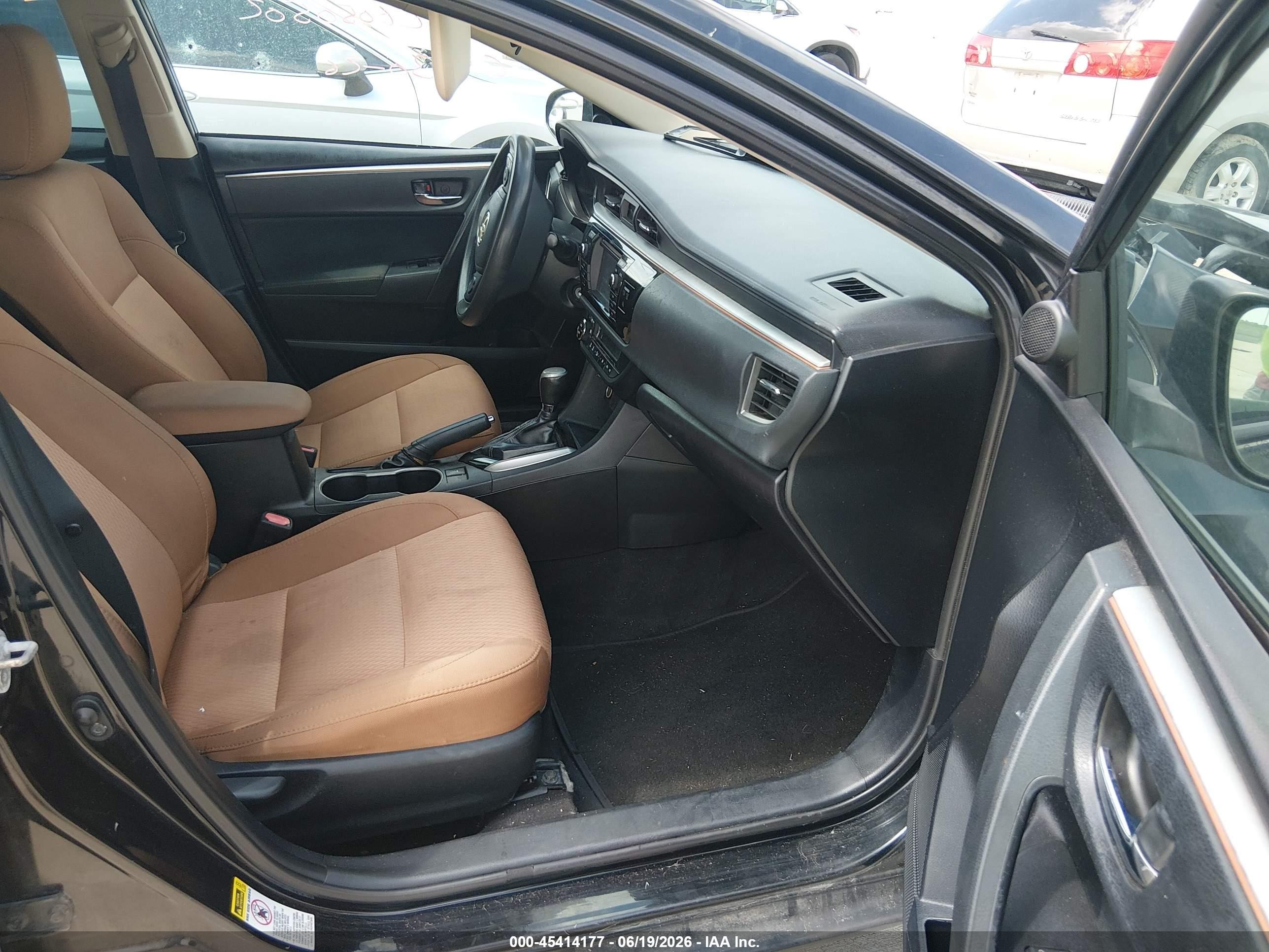 2014 Toyota Corolla Le Black vin: 2T1BURHE5EC158865