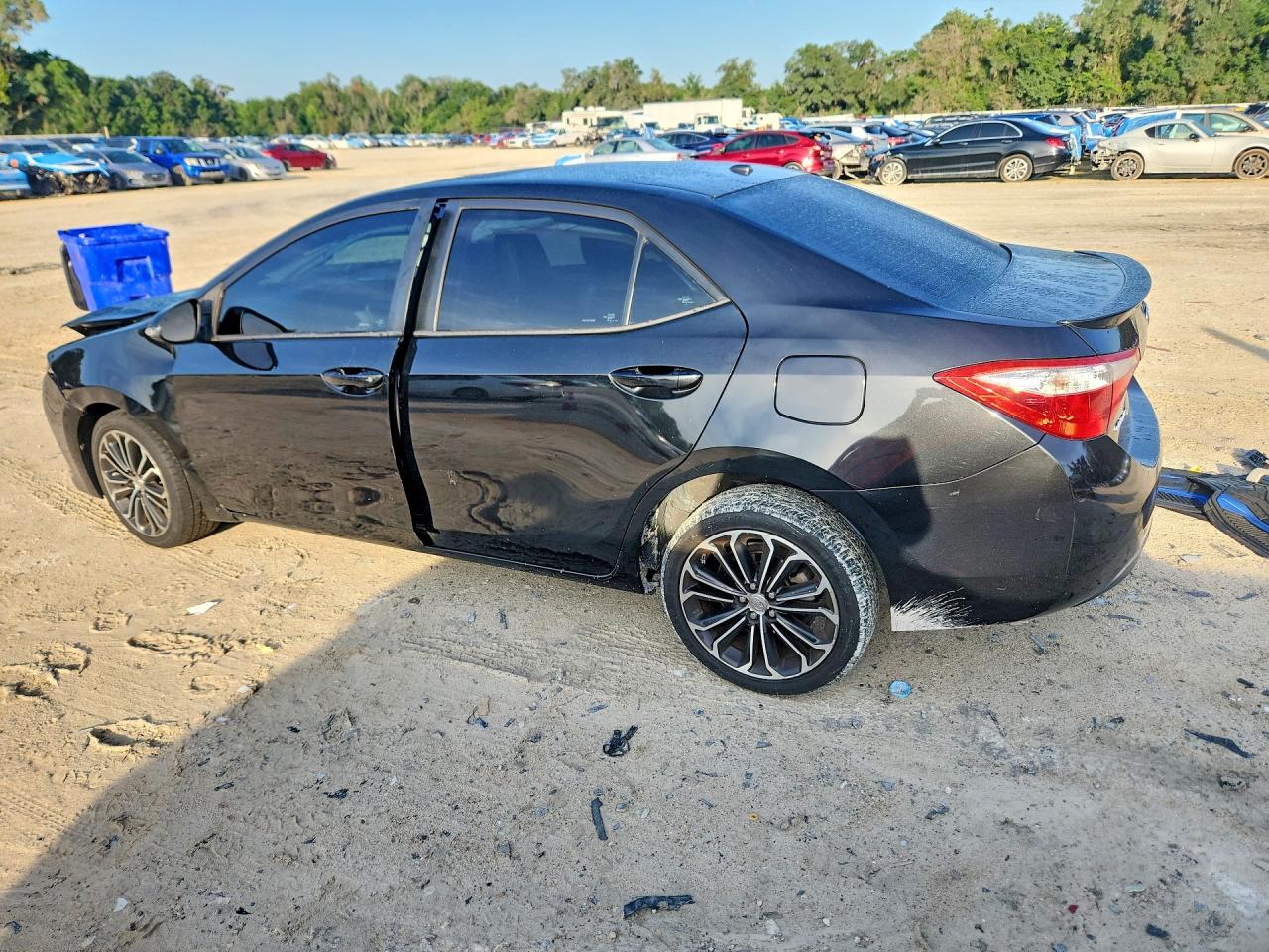 2014 Toyota Corolla S Plus Black vin: 2T1BURHE5EC166836