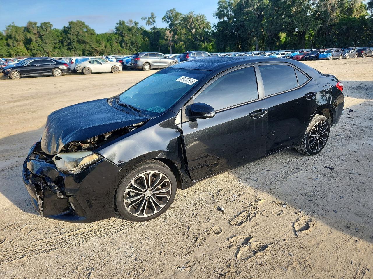 2014 Toyota Corolla S Plus Black vin: 2T1BURHE5EC166836