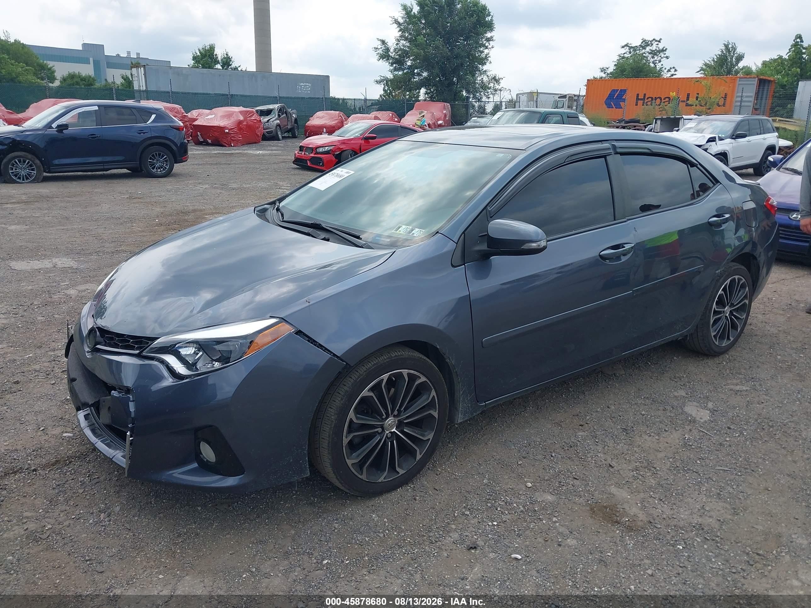 2014 Toyota Corolla S Premium Gray vin: 2T1BURHE5EC172748
