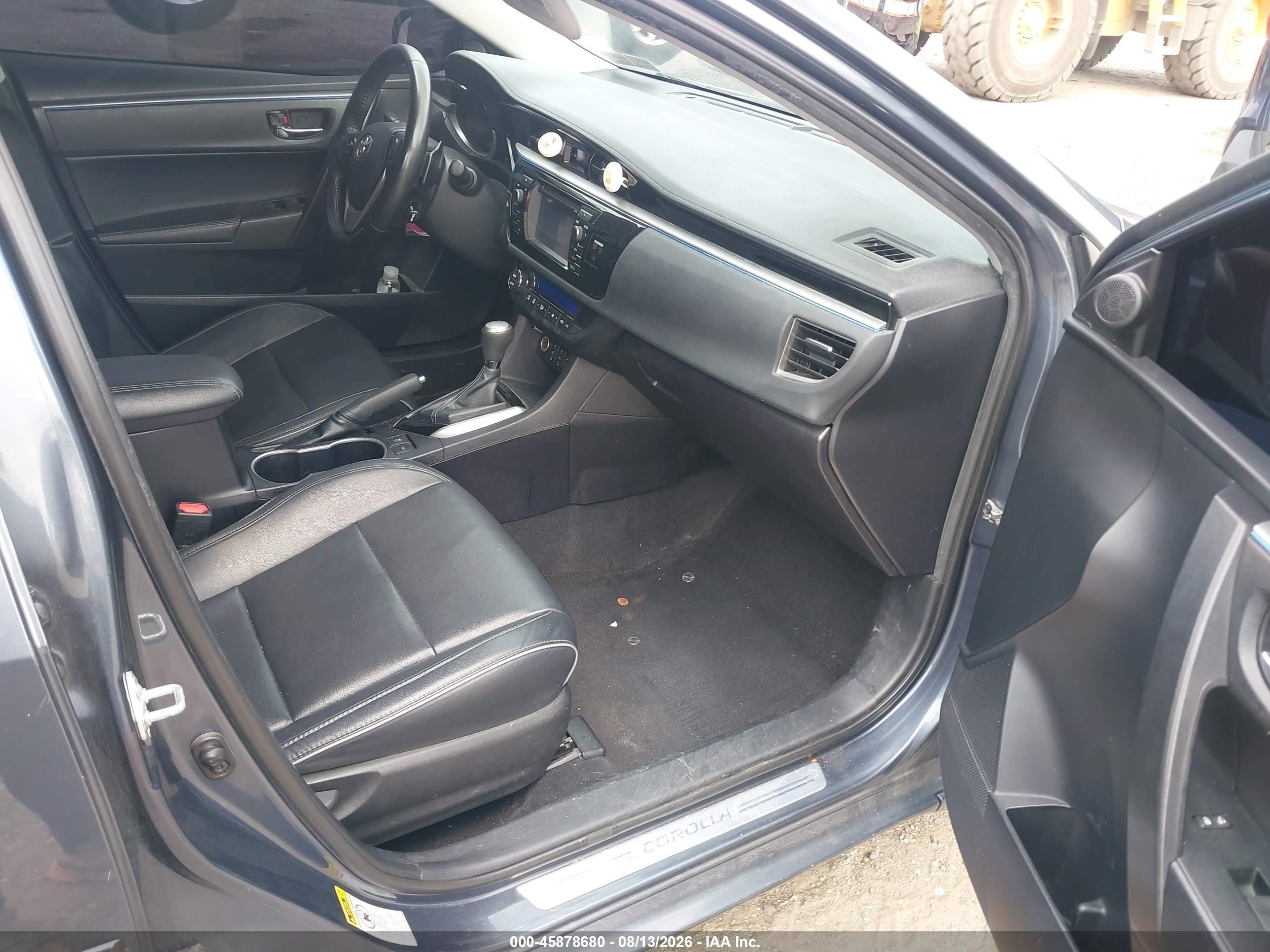 2014 Toyota Corolla S Premium Gray vin: 2T1BURHE5EC172748
