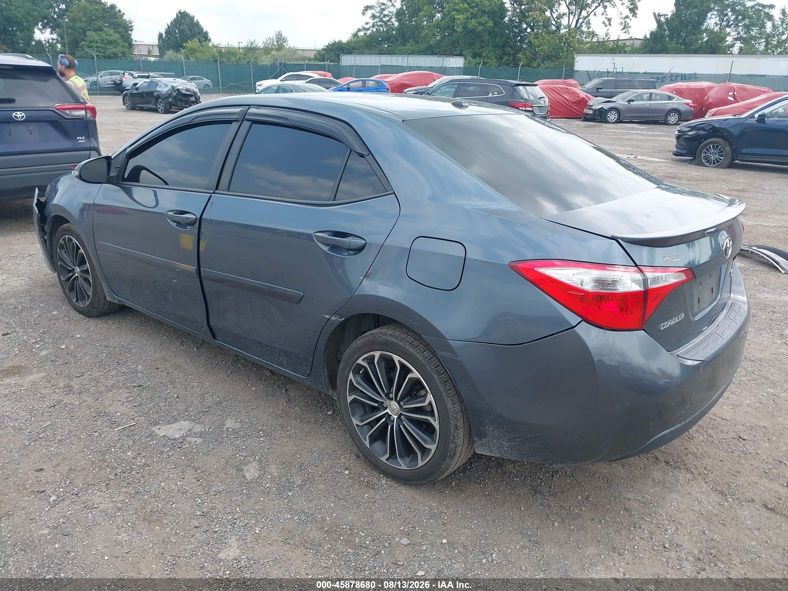 2014 Toyota Corolla S Premium Gray vin: 2T1BURHE5EC172748