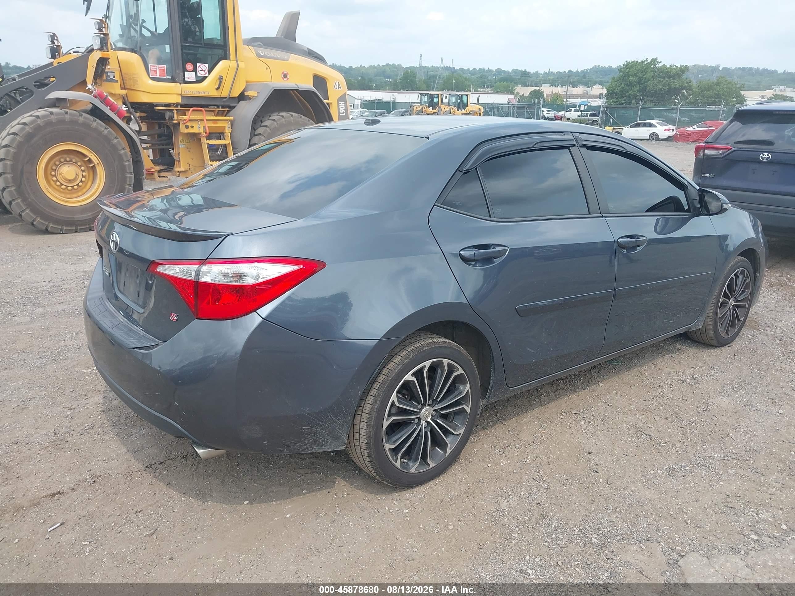 2014 Toyota Corolla S Premium Gray vin: 2T1BURHE5EC172748