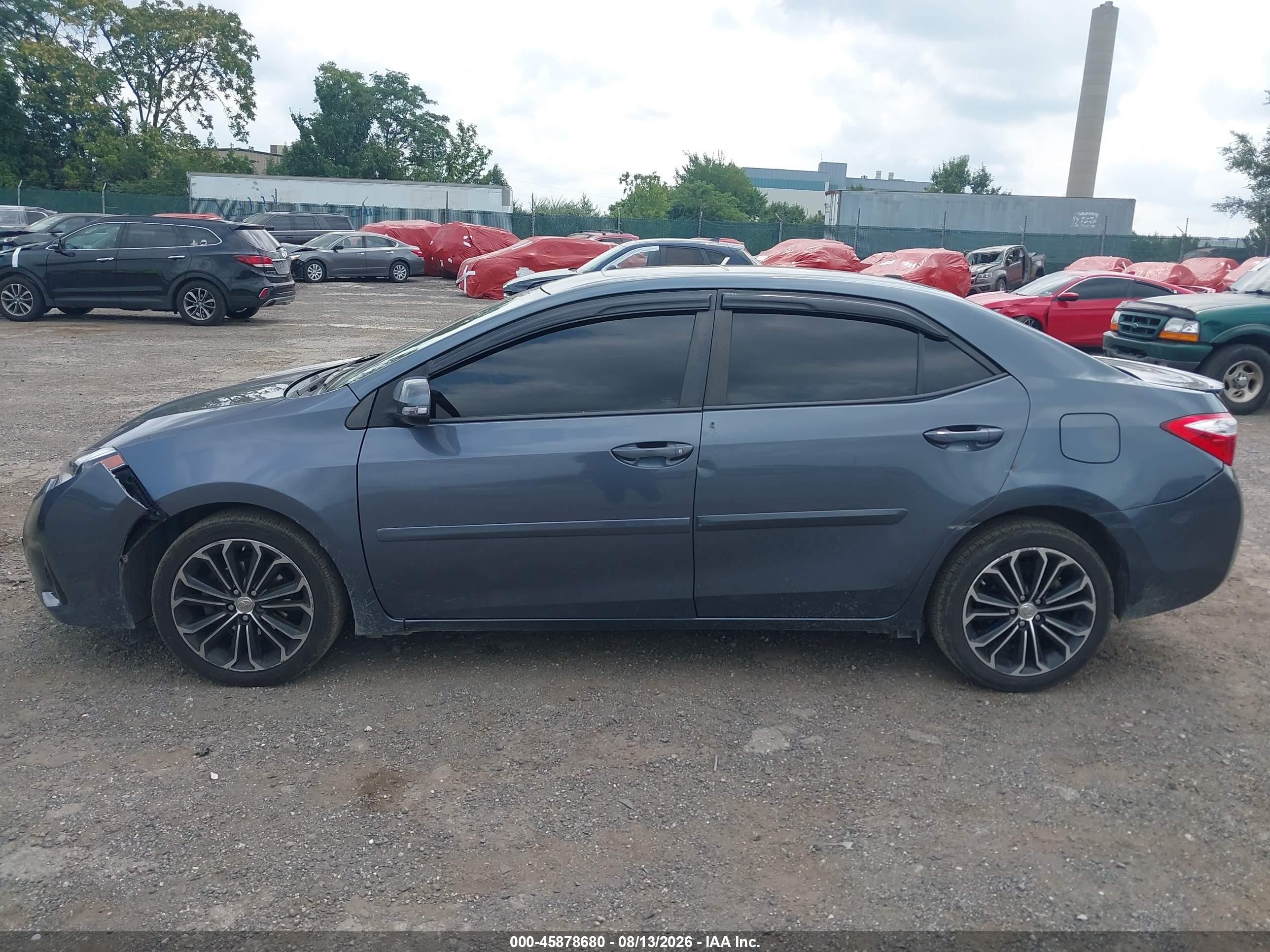 2014 Toyota Corolla S Premium Gray vin: 2T1BURHE5EC172748