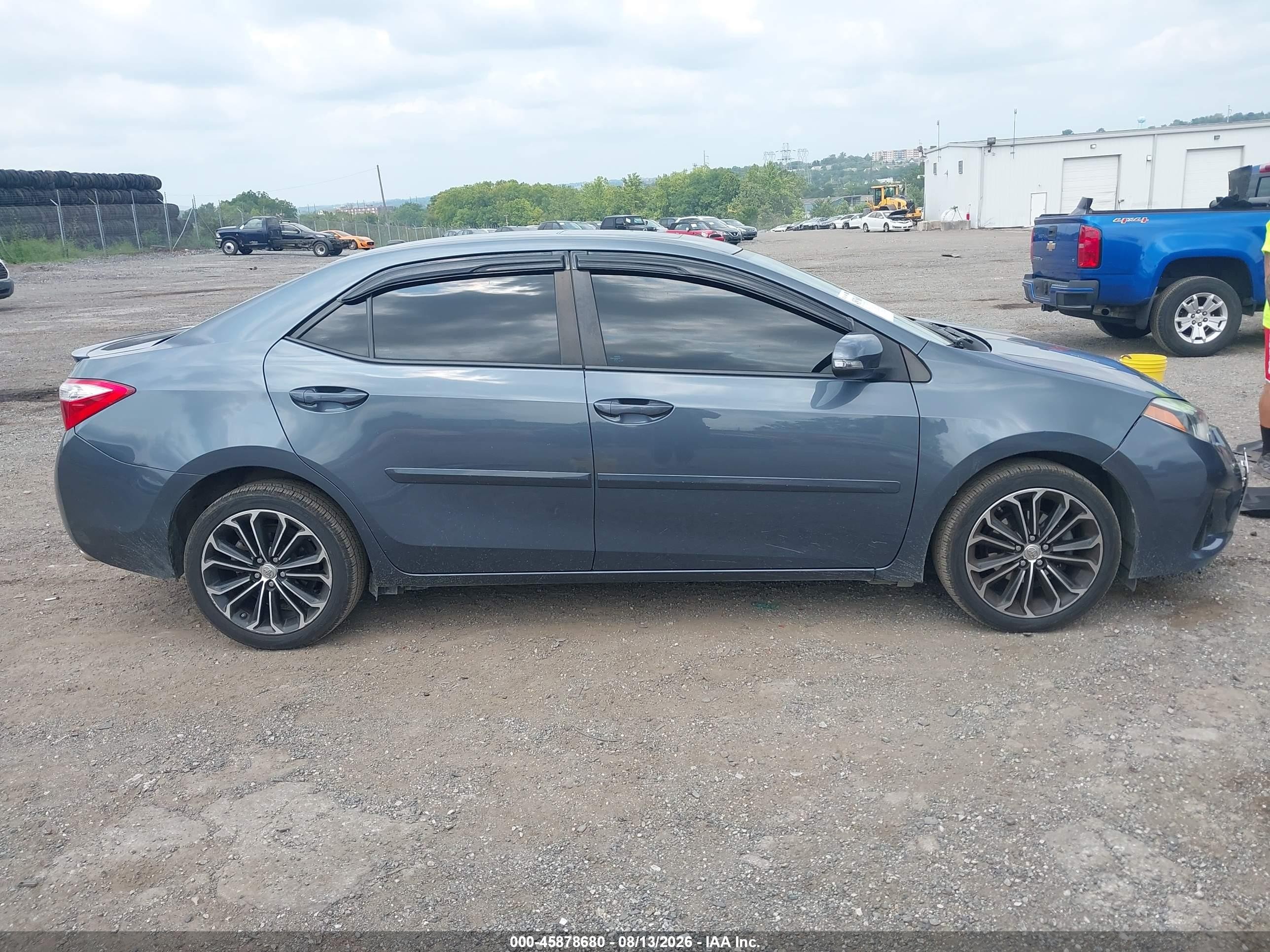 2014 Toyota Corolla S Premium Gray vin: 2T1BURHE5EC172748